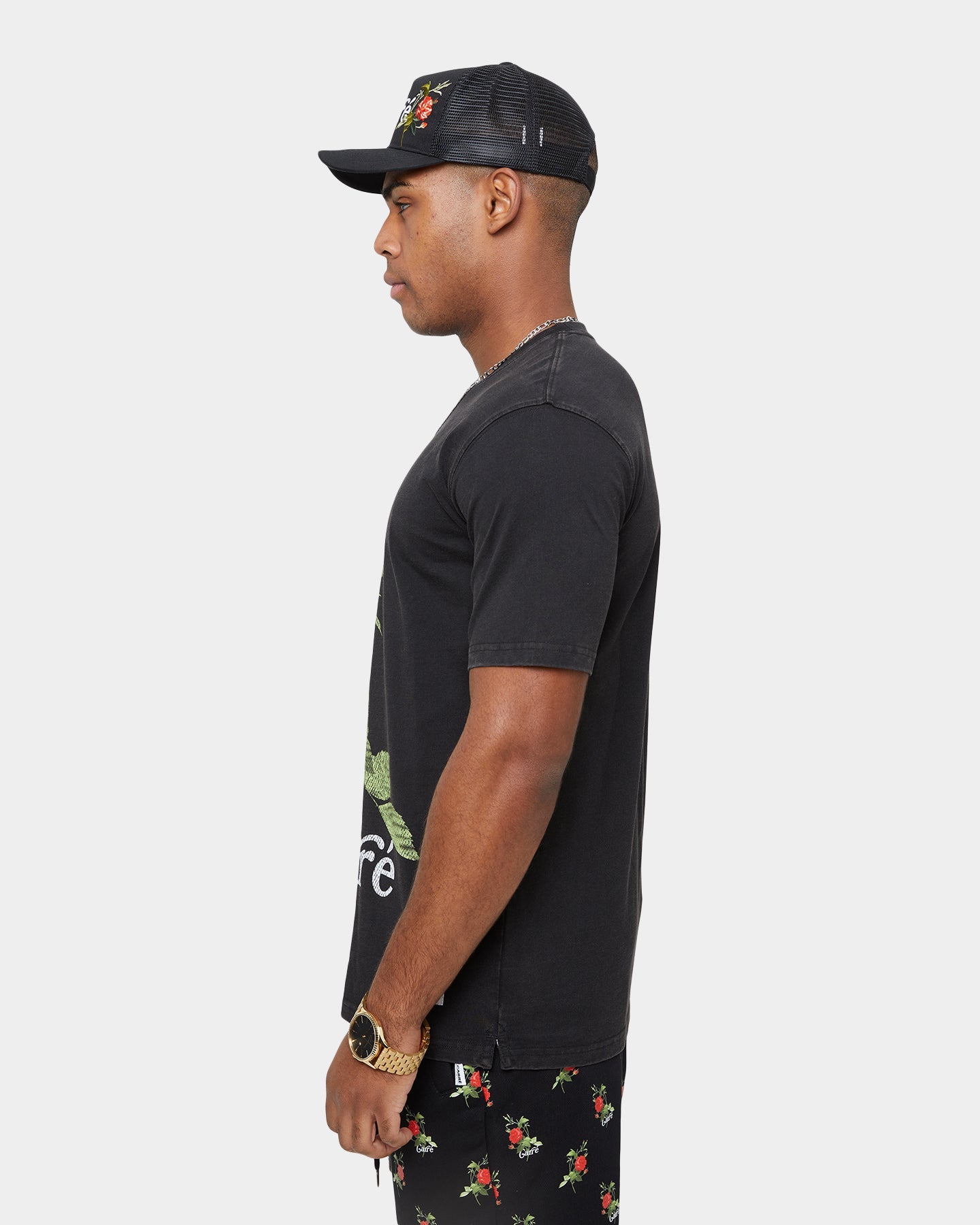 Carre Ament Vintage Classic Short Sleeve T-Shirt Washed Black