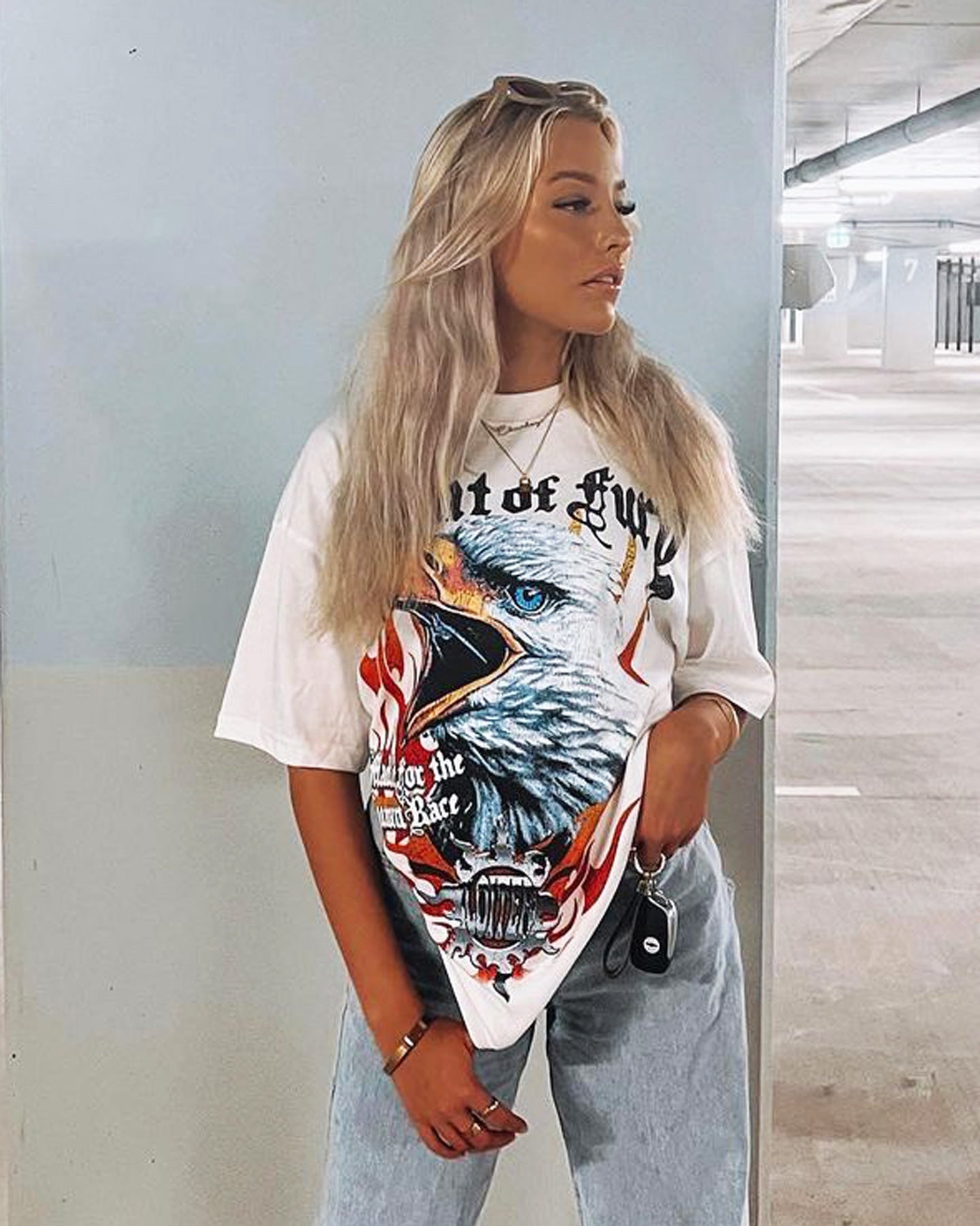 Loiter Fury Vintage T-Shirt Off White Style001