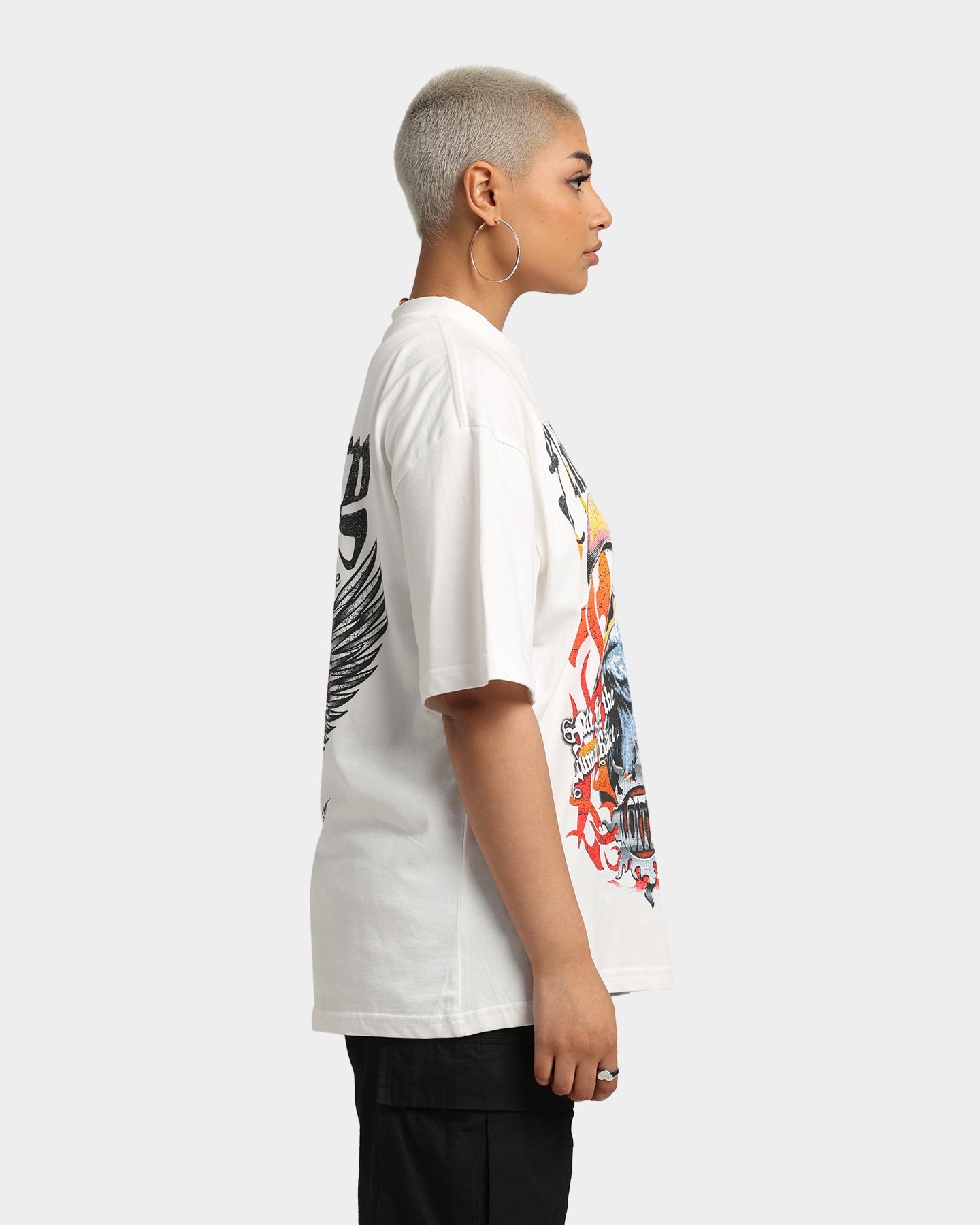 Loiter Fury Vintage T-Shirt Off White Style001