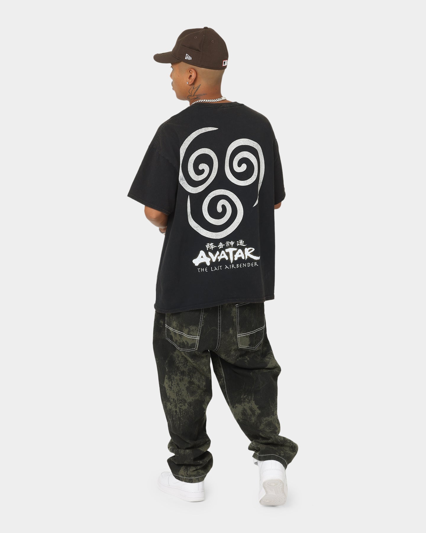 Goat Crew x Avatar: The Last Airbender Air Elements Vintage T-Shirt Black Wash
