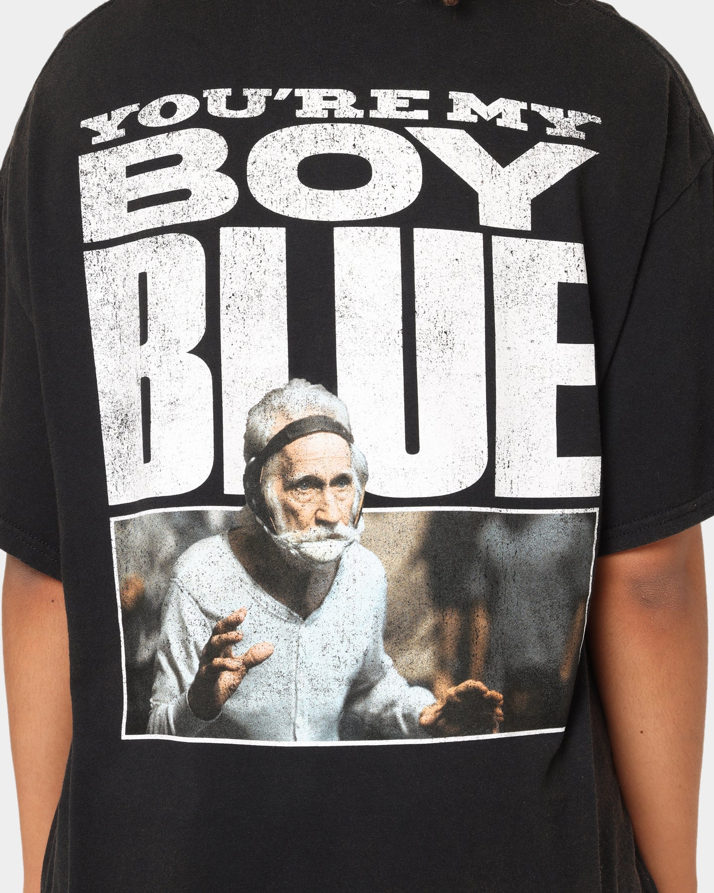 American Thrift X Old School Old School Vintage T-Shirt Black Wash Style001