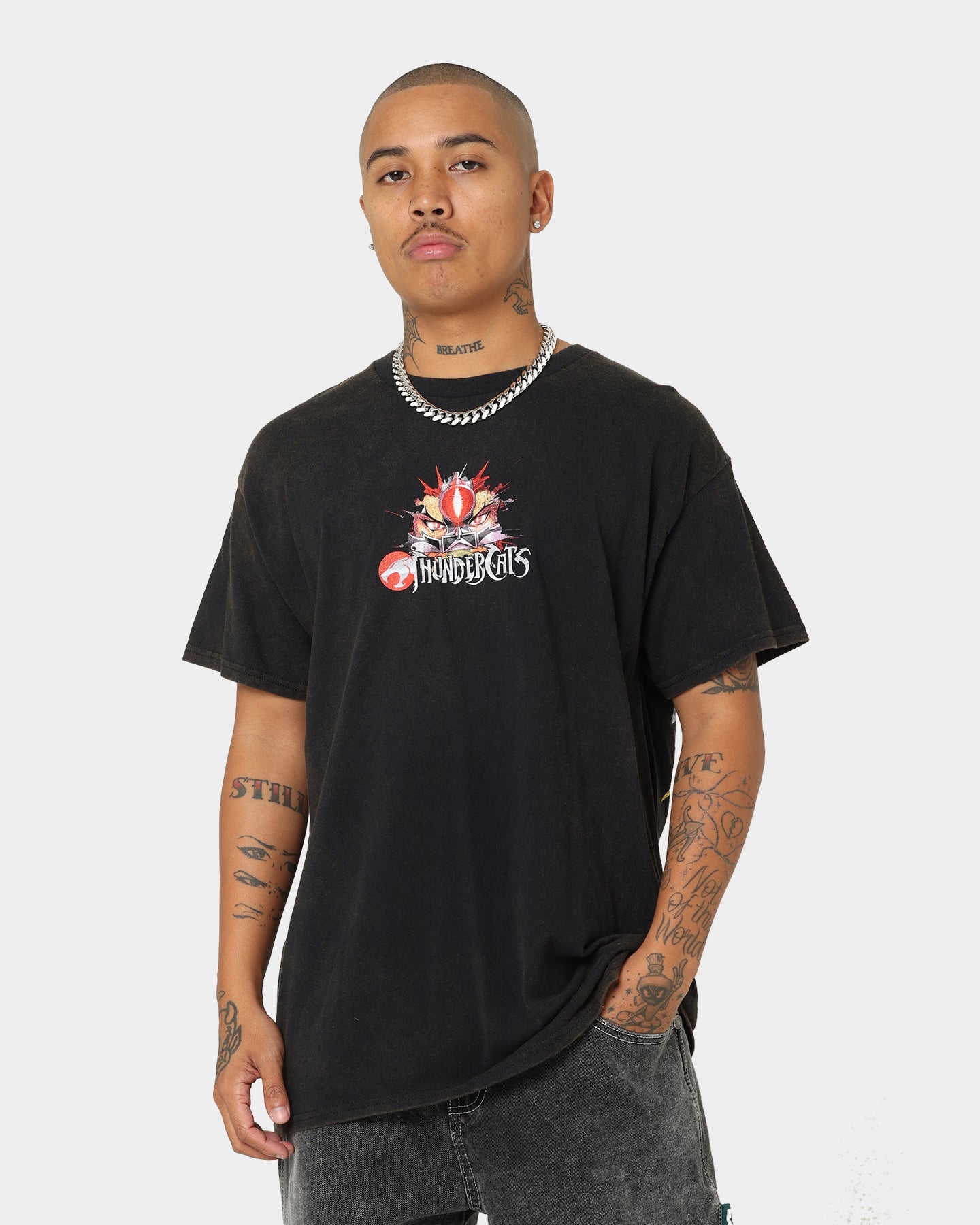 American Thrift Thundercats Vintage T-Shirt Black Wash