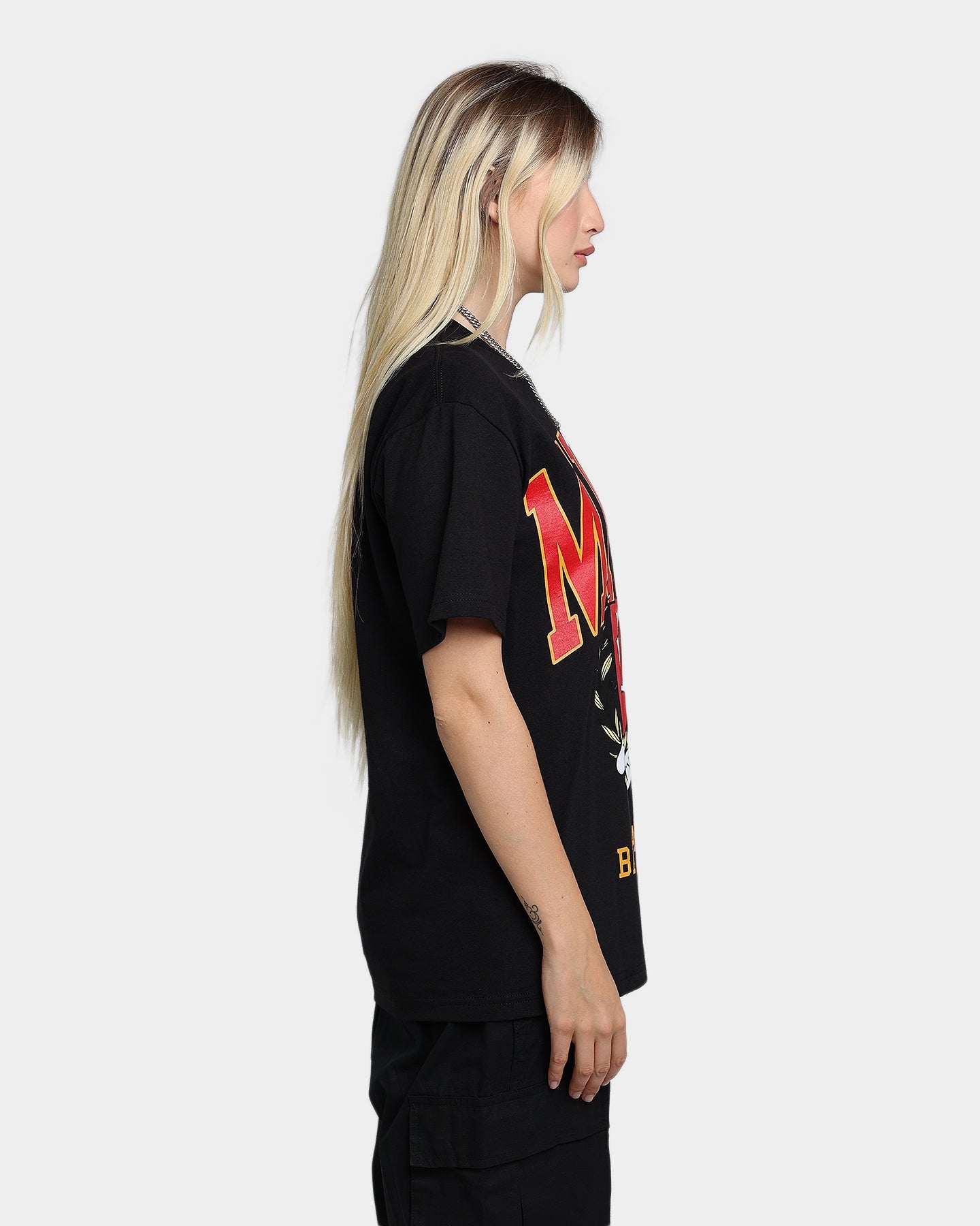 Goat Crew University Of Miami Basketball T-Shirt Black Style001