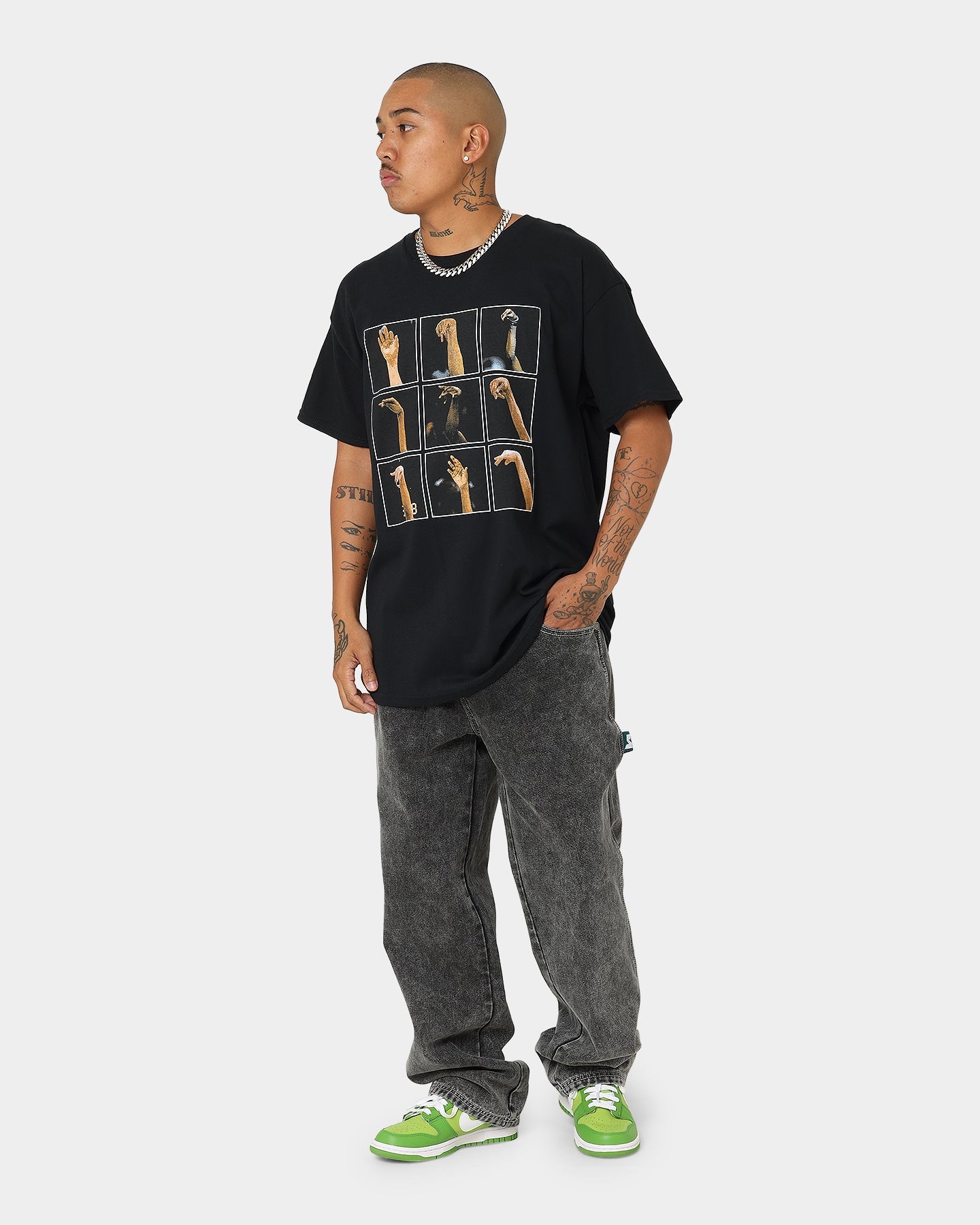 Goat Crew Swish T-Shirt Black
