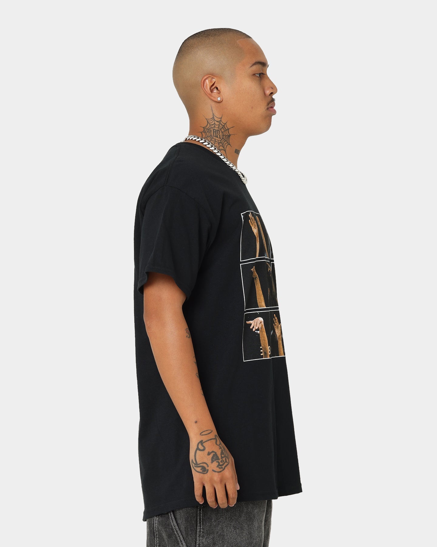 Goat Crew Swish T-Shirt Black