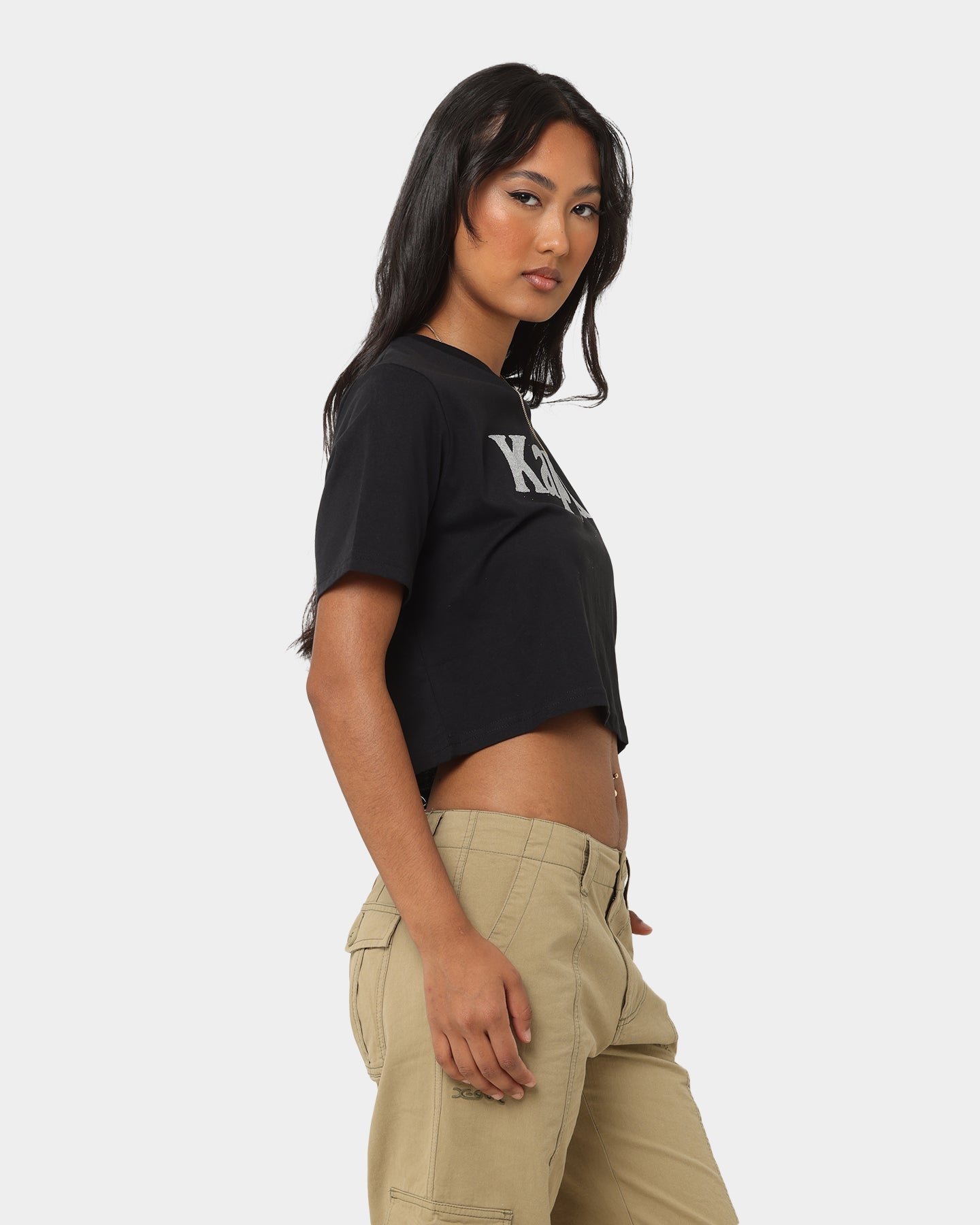 Kappa Women's Authentic Elegraphy T-Shirt Black