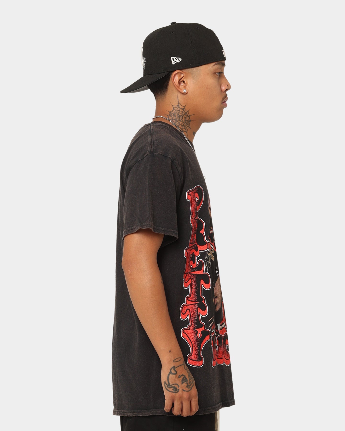 Juicy Merch Pretty Ricky Vintage T-Shirt Black Wash