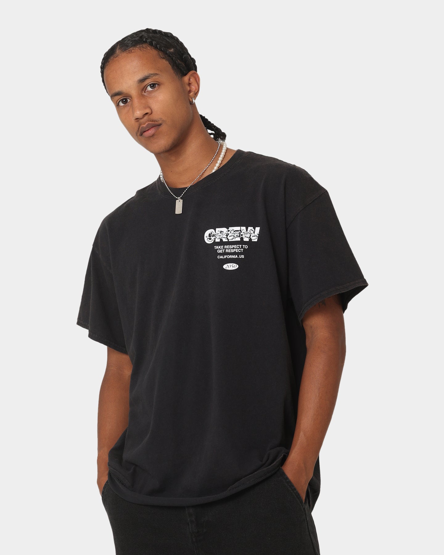 Goat Crew The Crew Vintage T-Shirt Black Wash