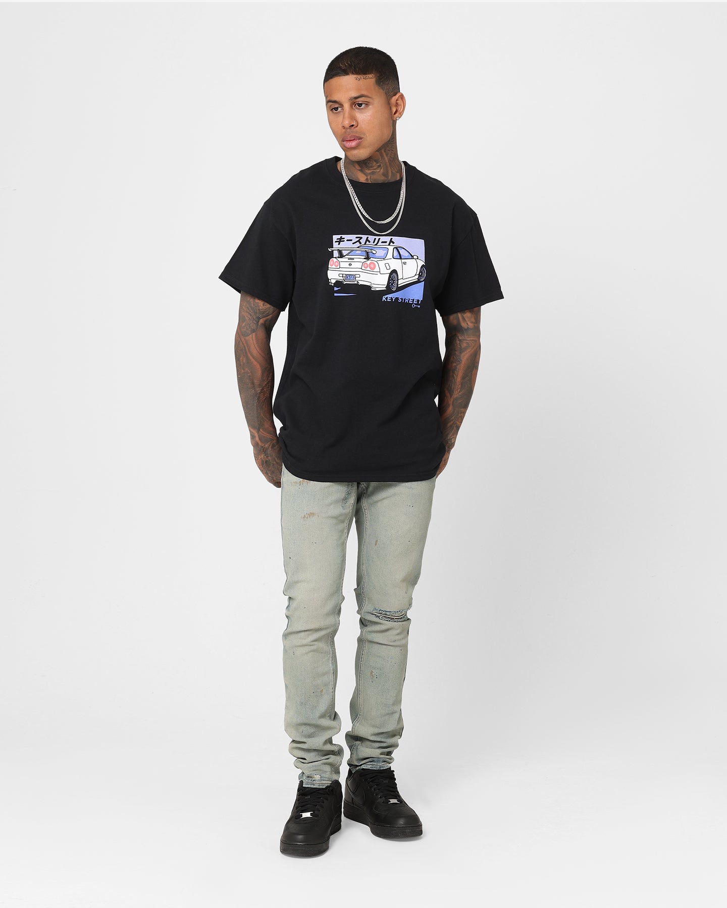 Key Street Kaiju Karuma T-Shirt Black