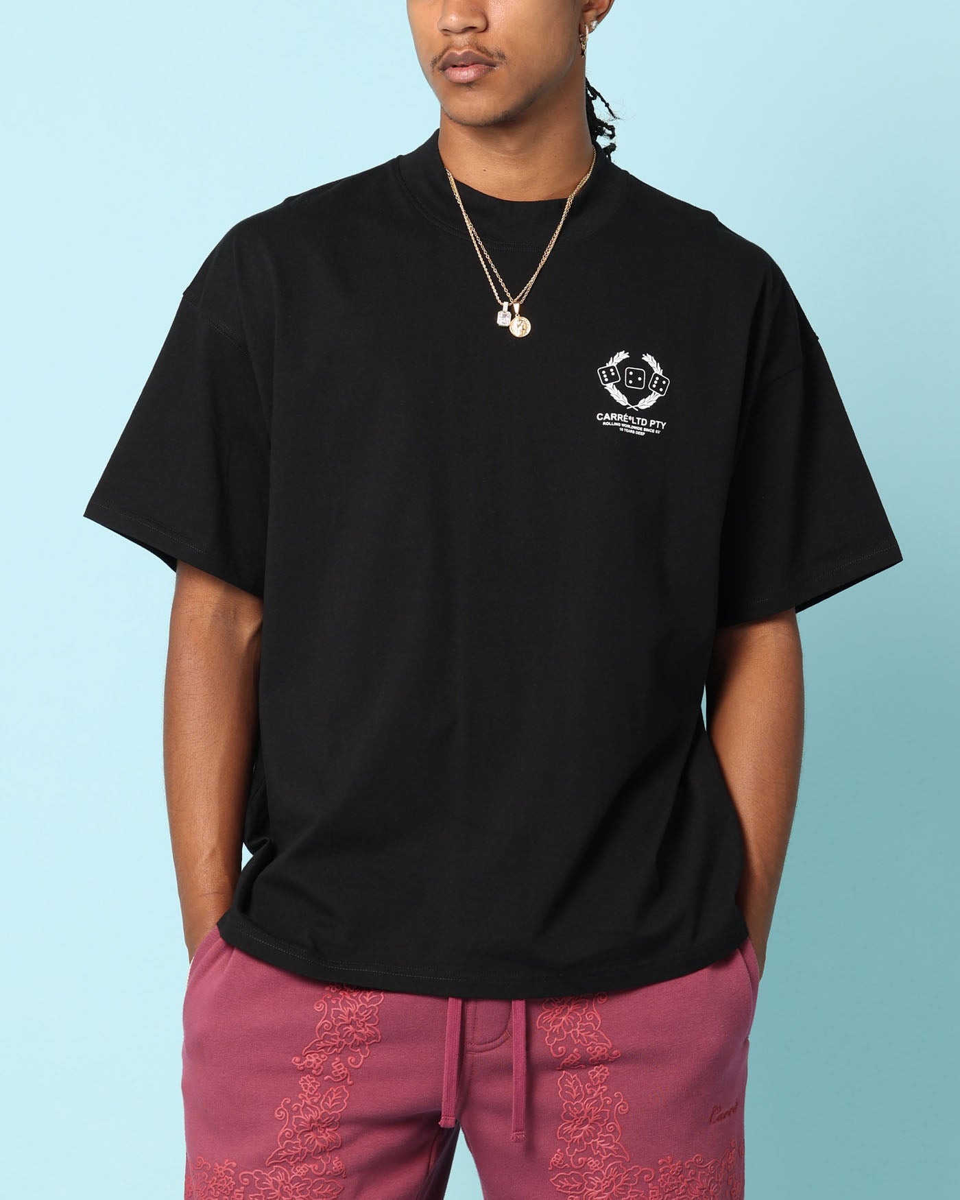 Carré Players Oversized T-Shirt Black
