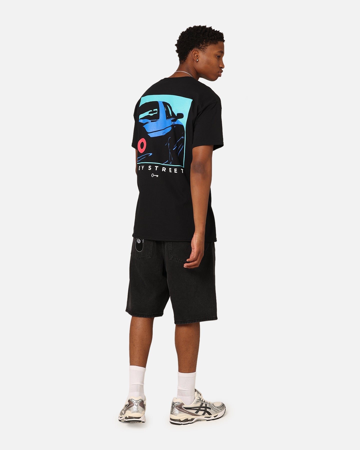 Key Street Angles T-Shirt Black