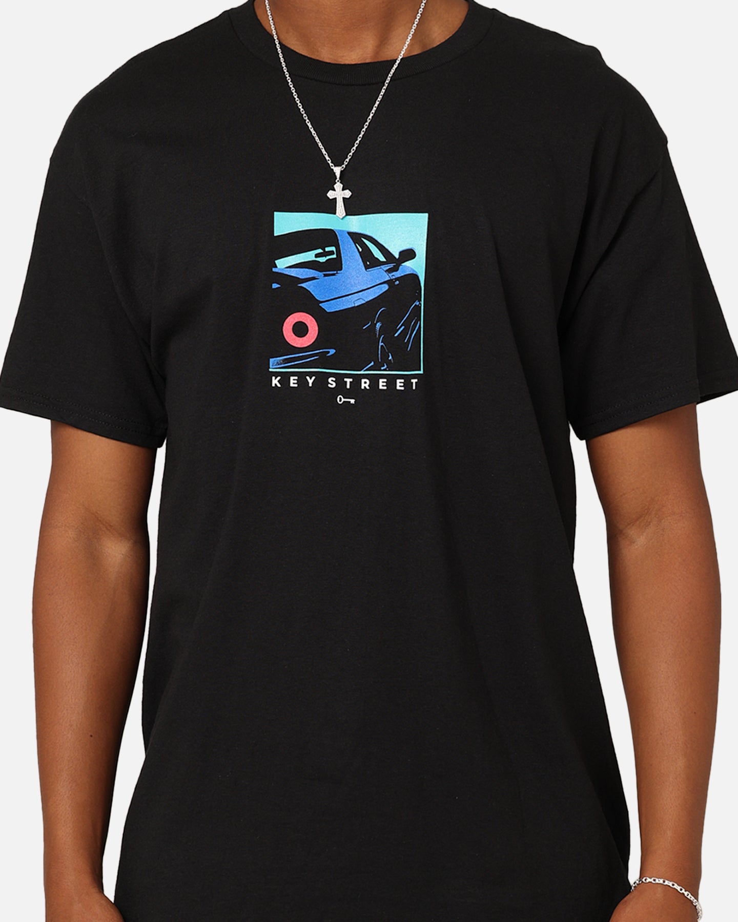 Key Street Angles T-Shirt Black