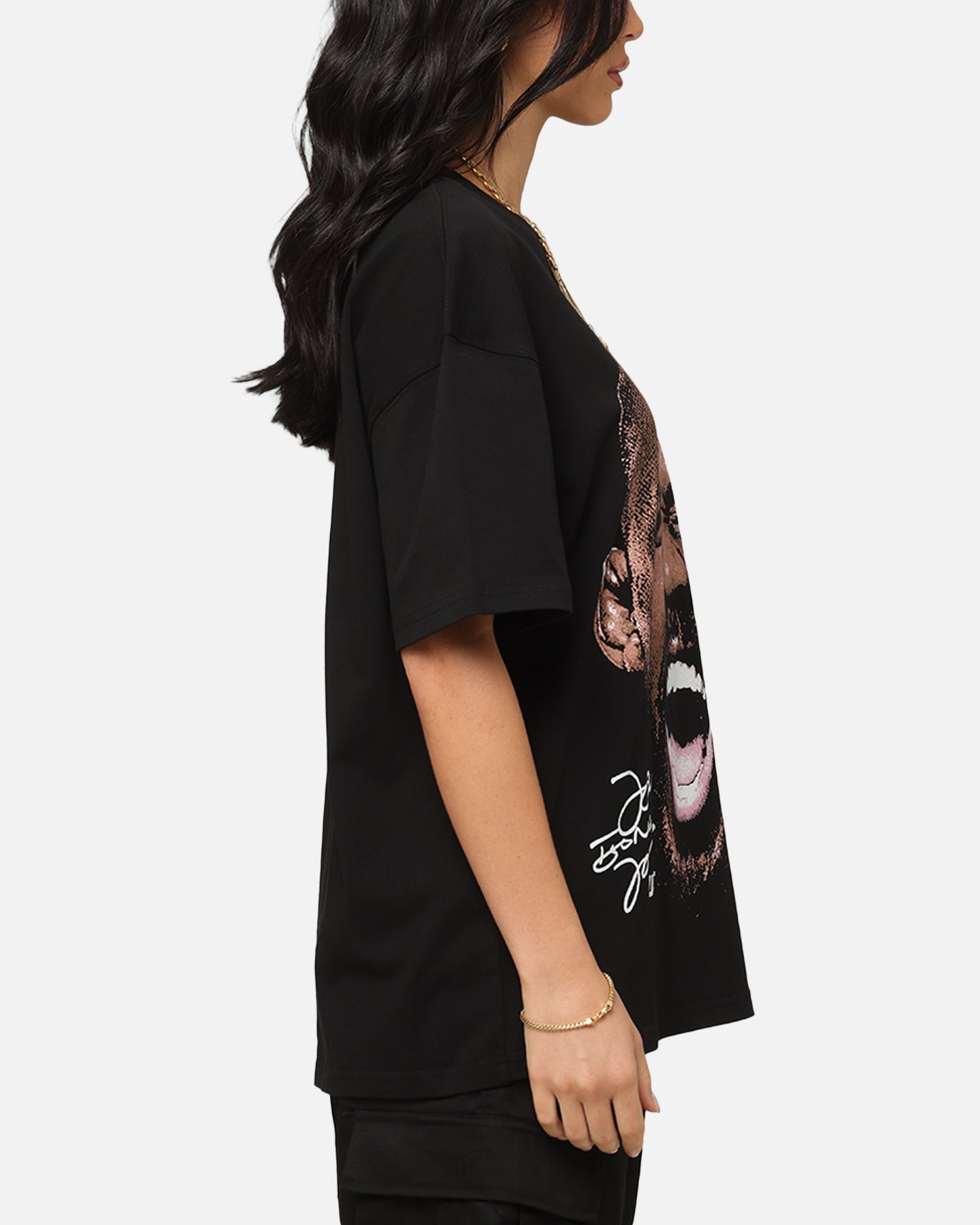 Goat Crew UFC By Goat Crew Jon Jones Big Face T-Shirt Black Style001