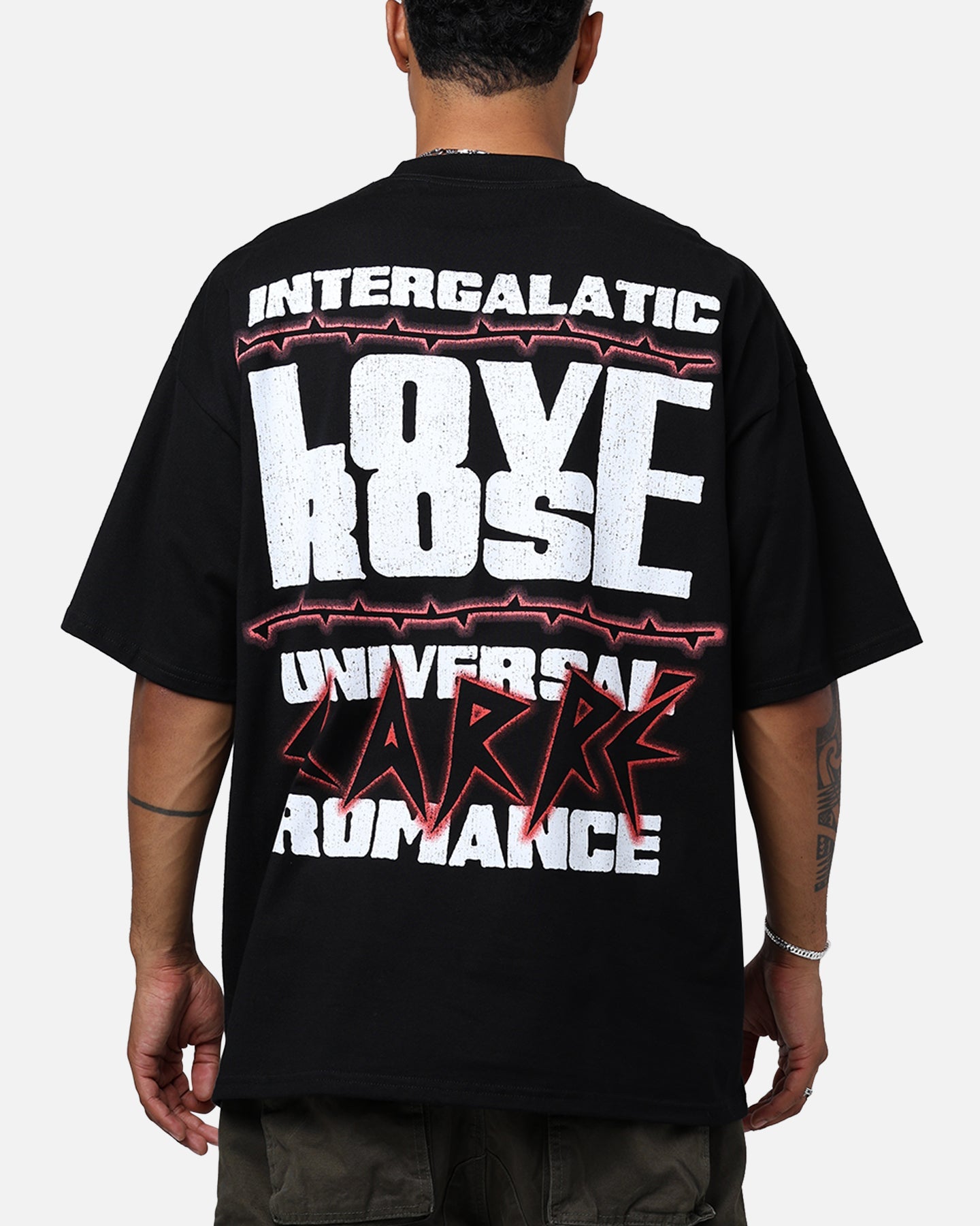 Carre Love Rose Vintage T-Shirt Washed Charcoal
