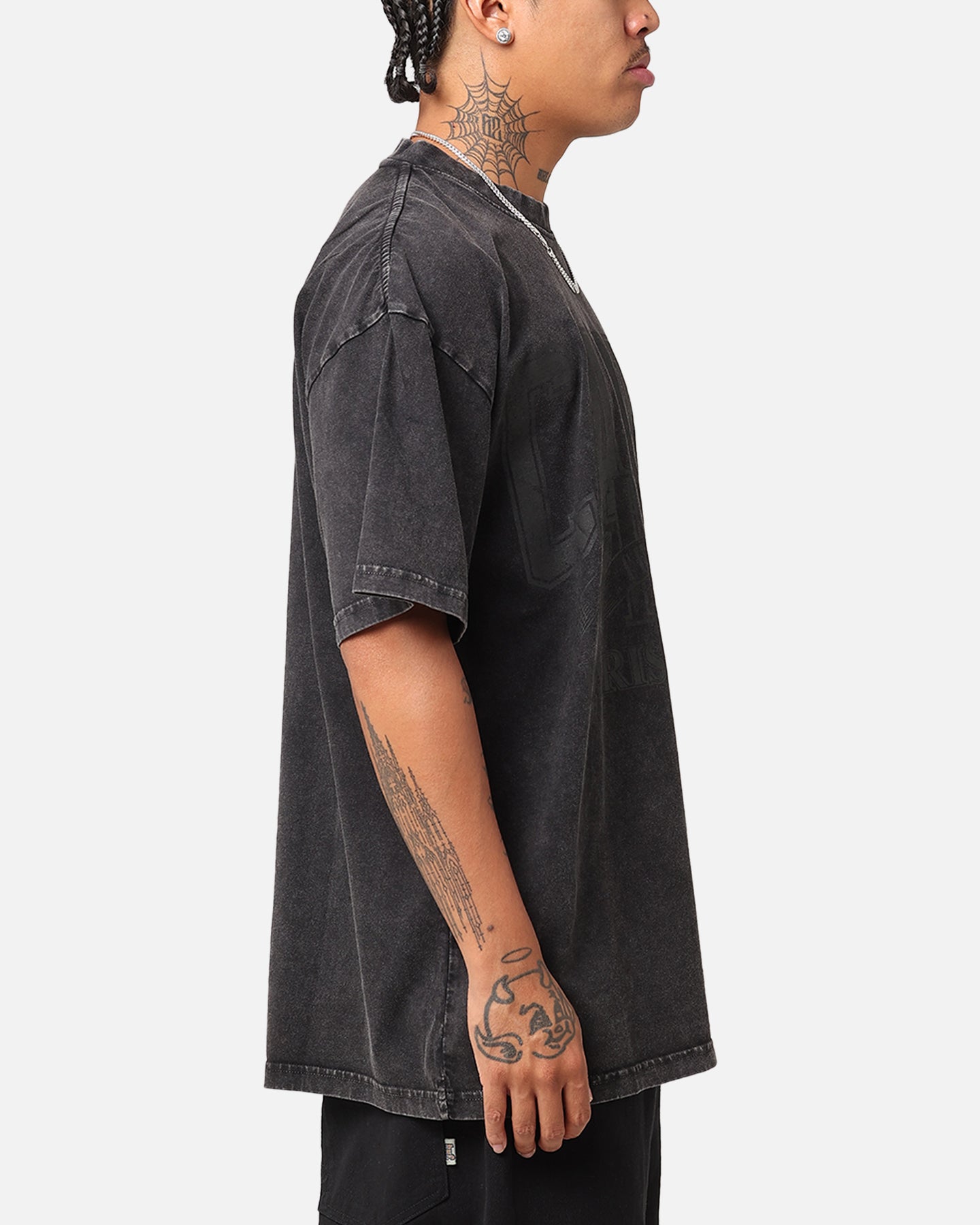 Carre Classic Champs T-Shirt Black Acidwash