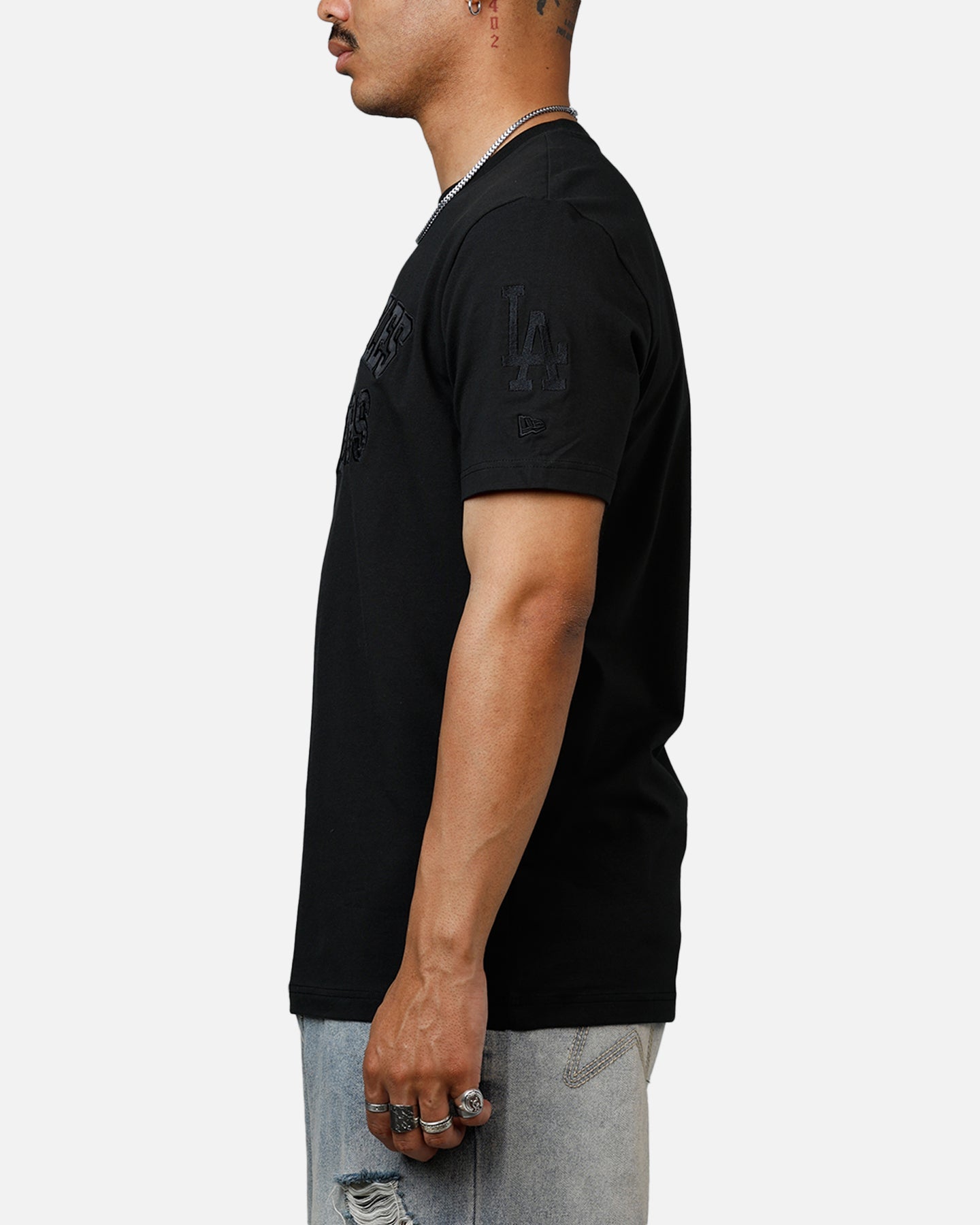 New Era Los Angeles Dodgers Logo Select T-Shirt Black/Black