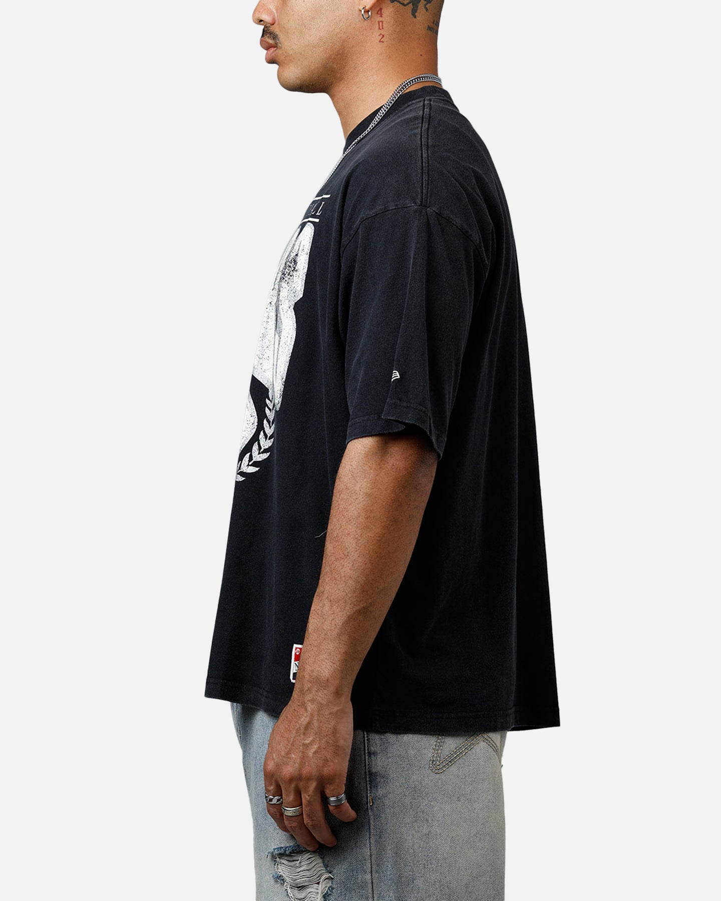 New Era Las Vegas Raiders Throwback T-Shirt Black