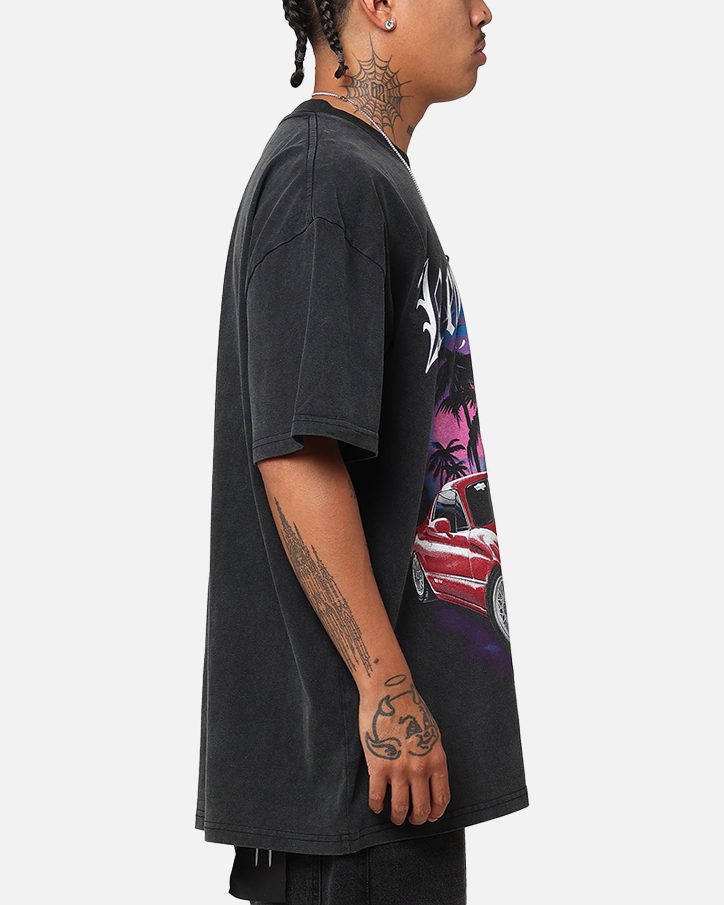 Key Street Hard Top Heavy T-Shirt Vintage Black