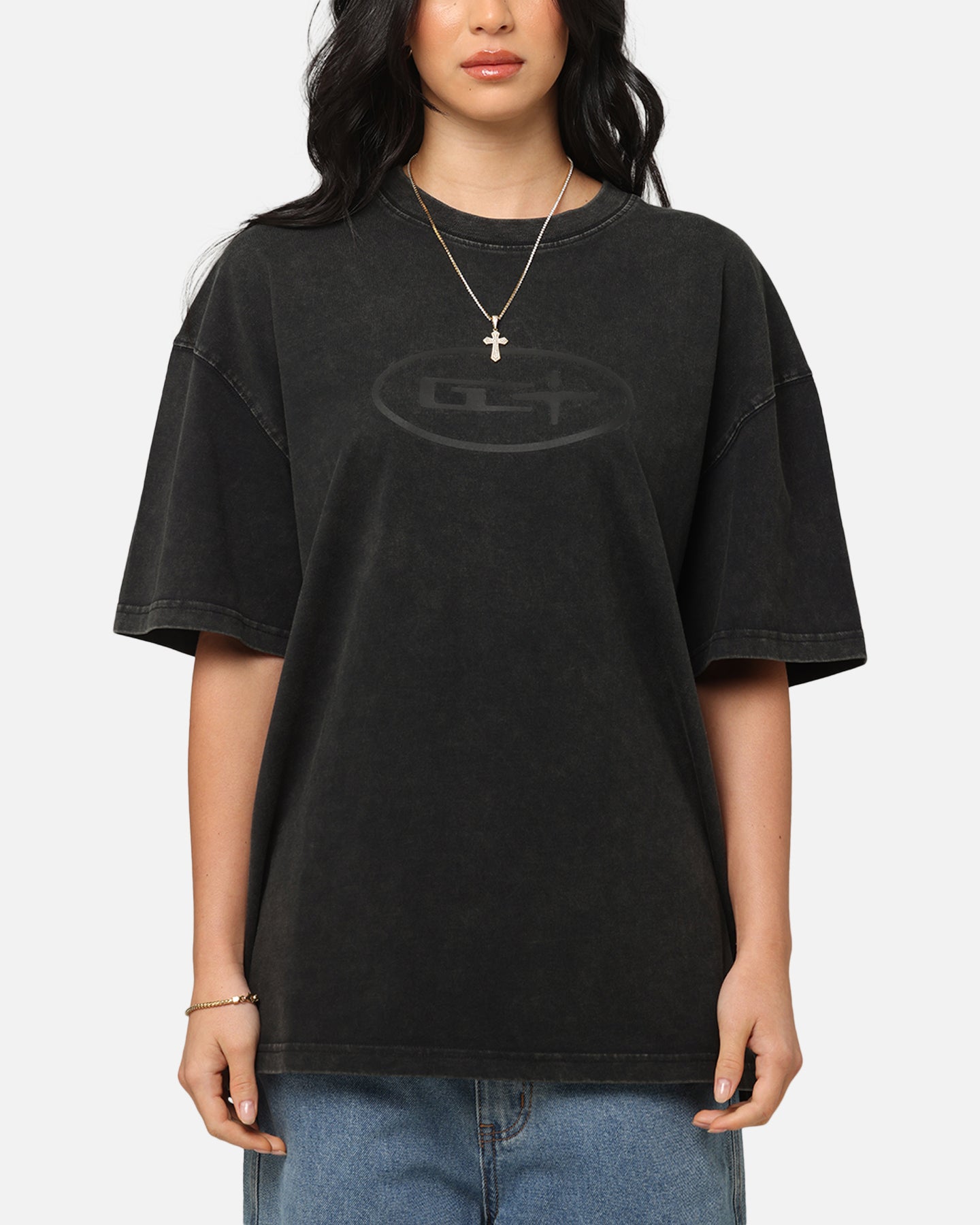 Goat Crew Solidaritry T-Shirt Off Black Style001