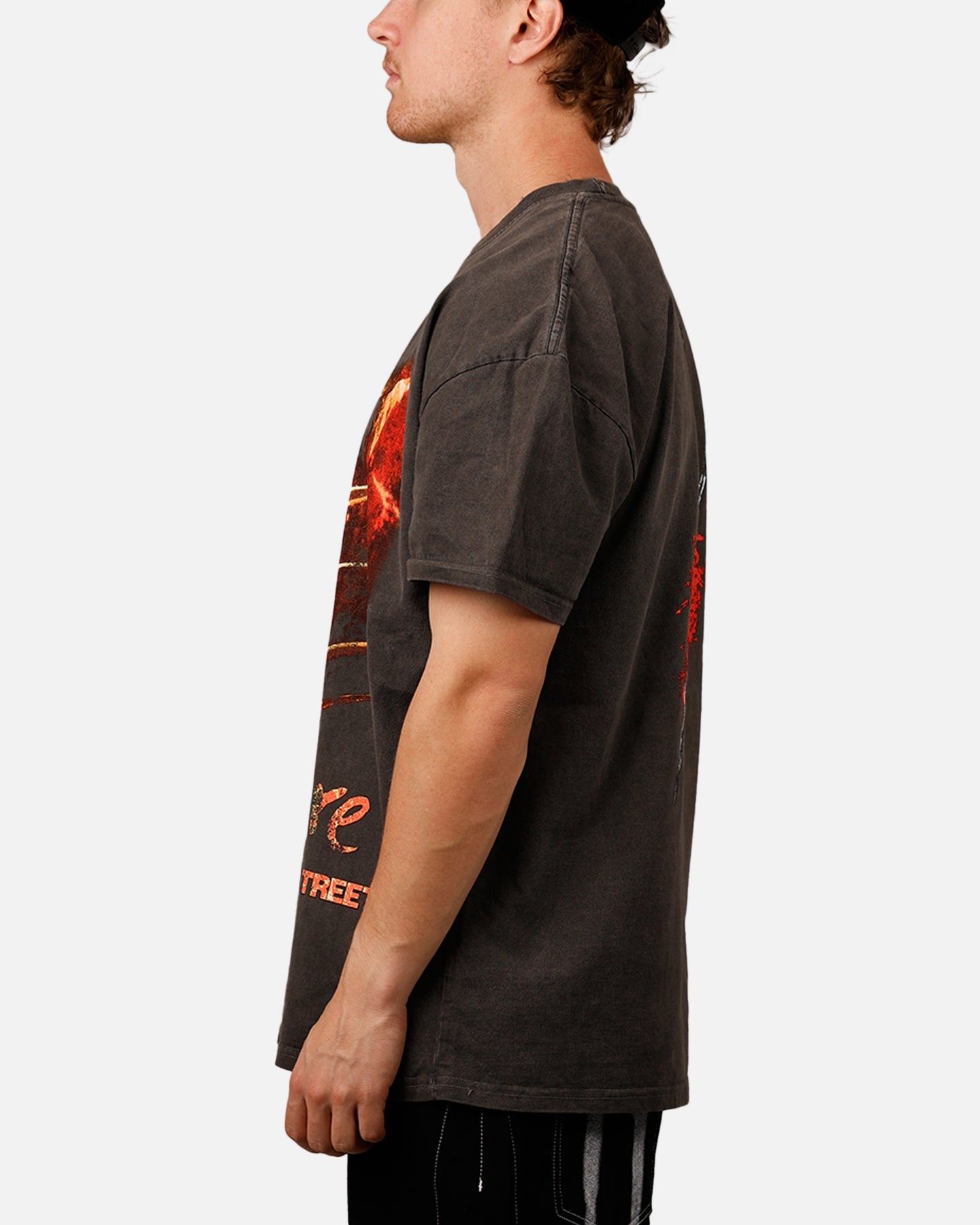 American Thrift X A Nightmare on Elm Street 'Horror Classics' Claw Heavy T-Shirt Black Wash