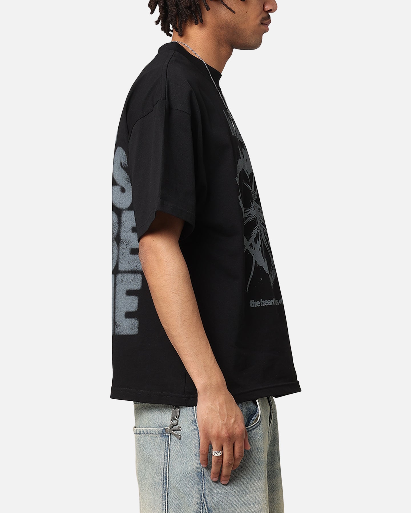Loiter Desire T-Shirt Black Style001