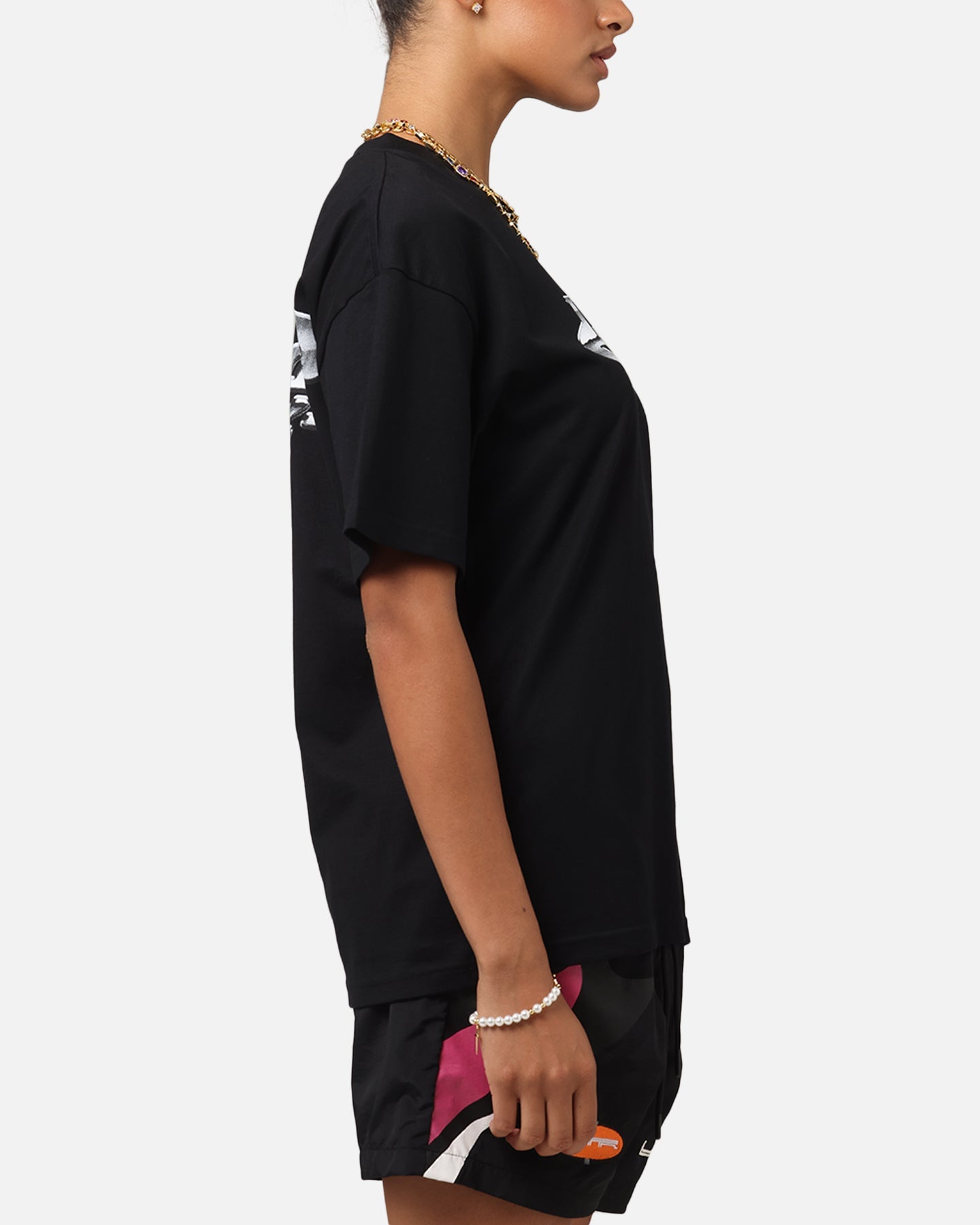 Loiter Chrome Logo T-Shirt Black Style001