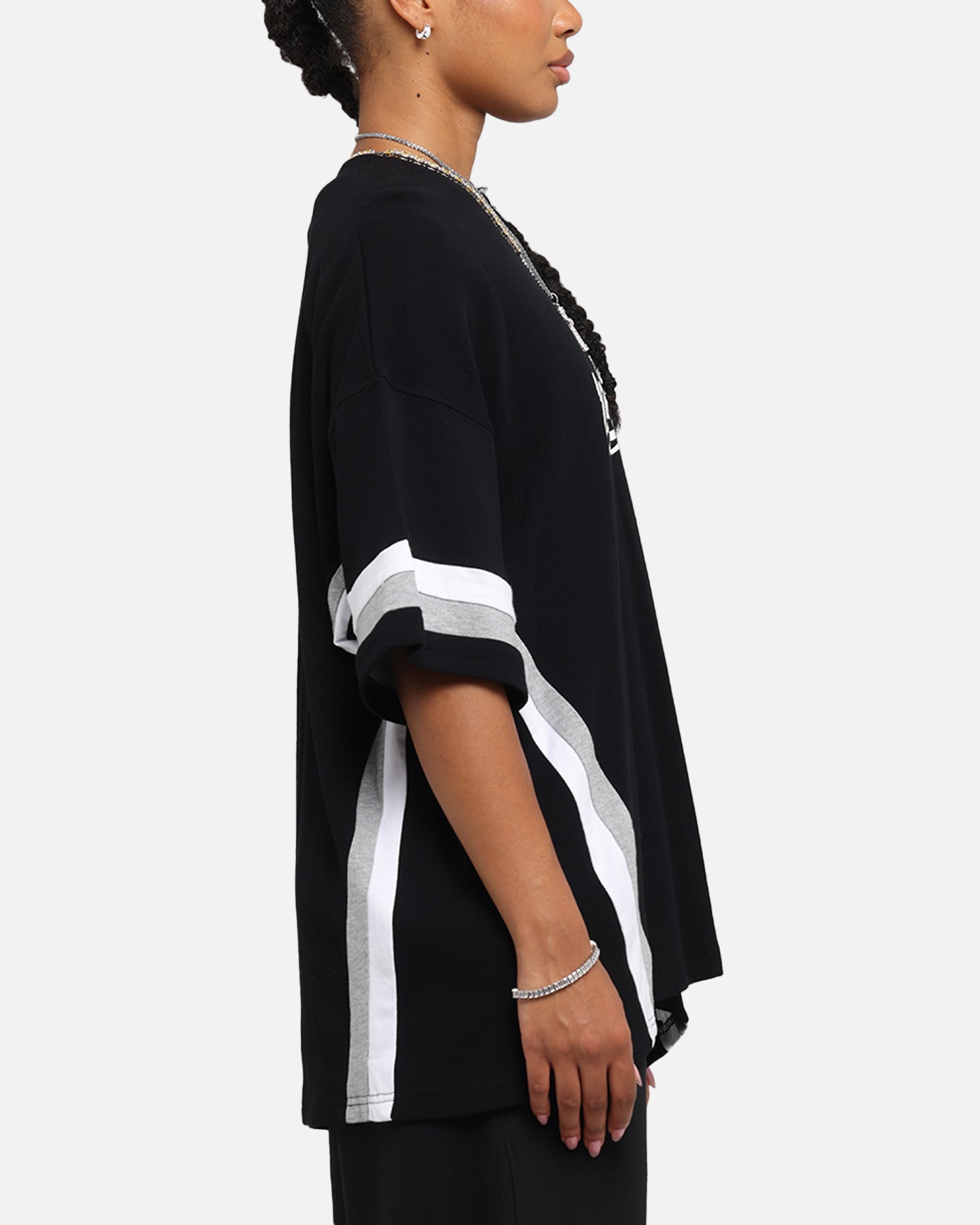 Carre Graffiti Waffle T-Shirt Black Style001