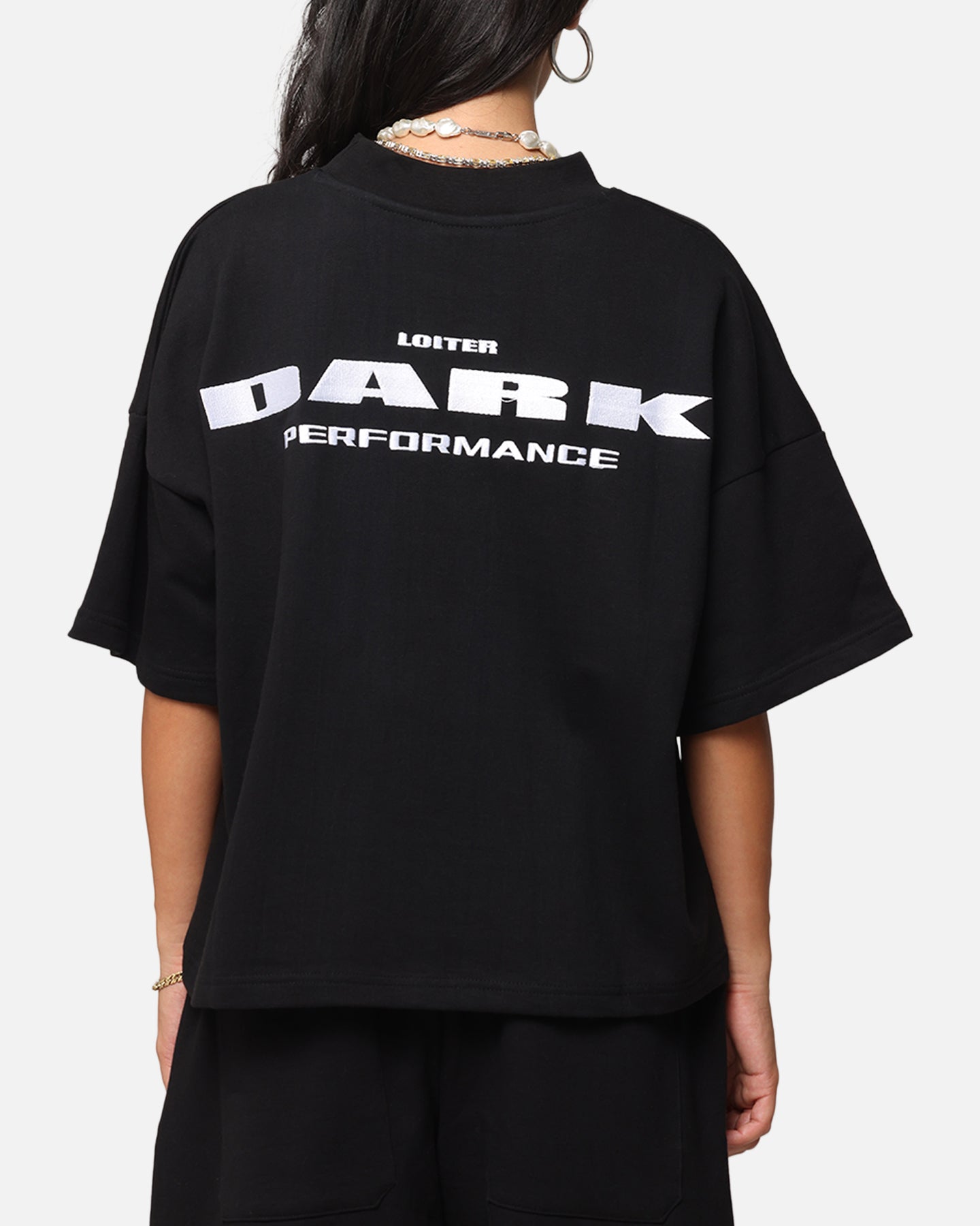 Loiter Dark Performance T-Shirt Black Style001