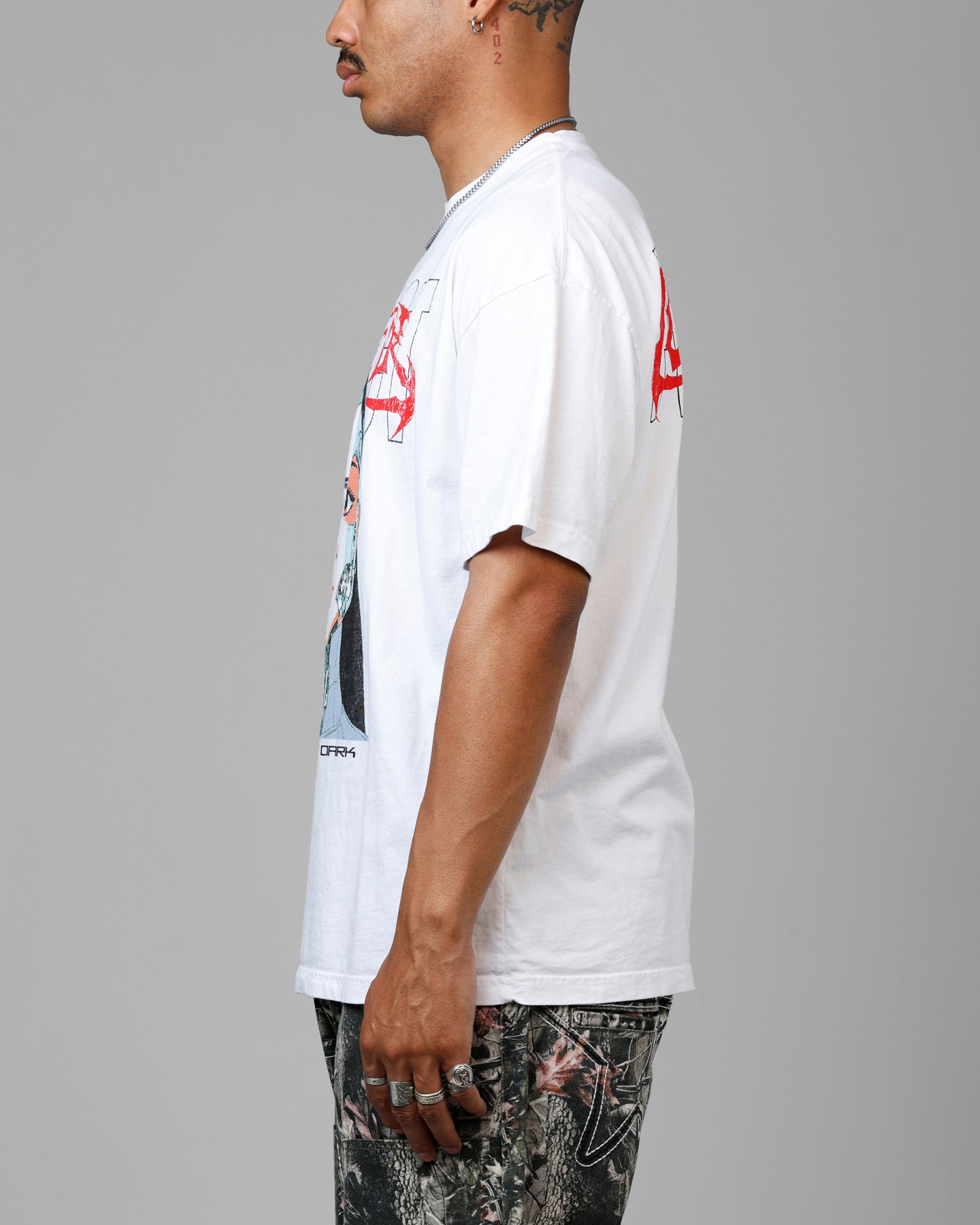 Loiter Cyber Geisha Vintage T-Shirt White