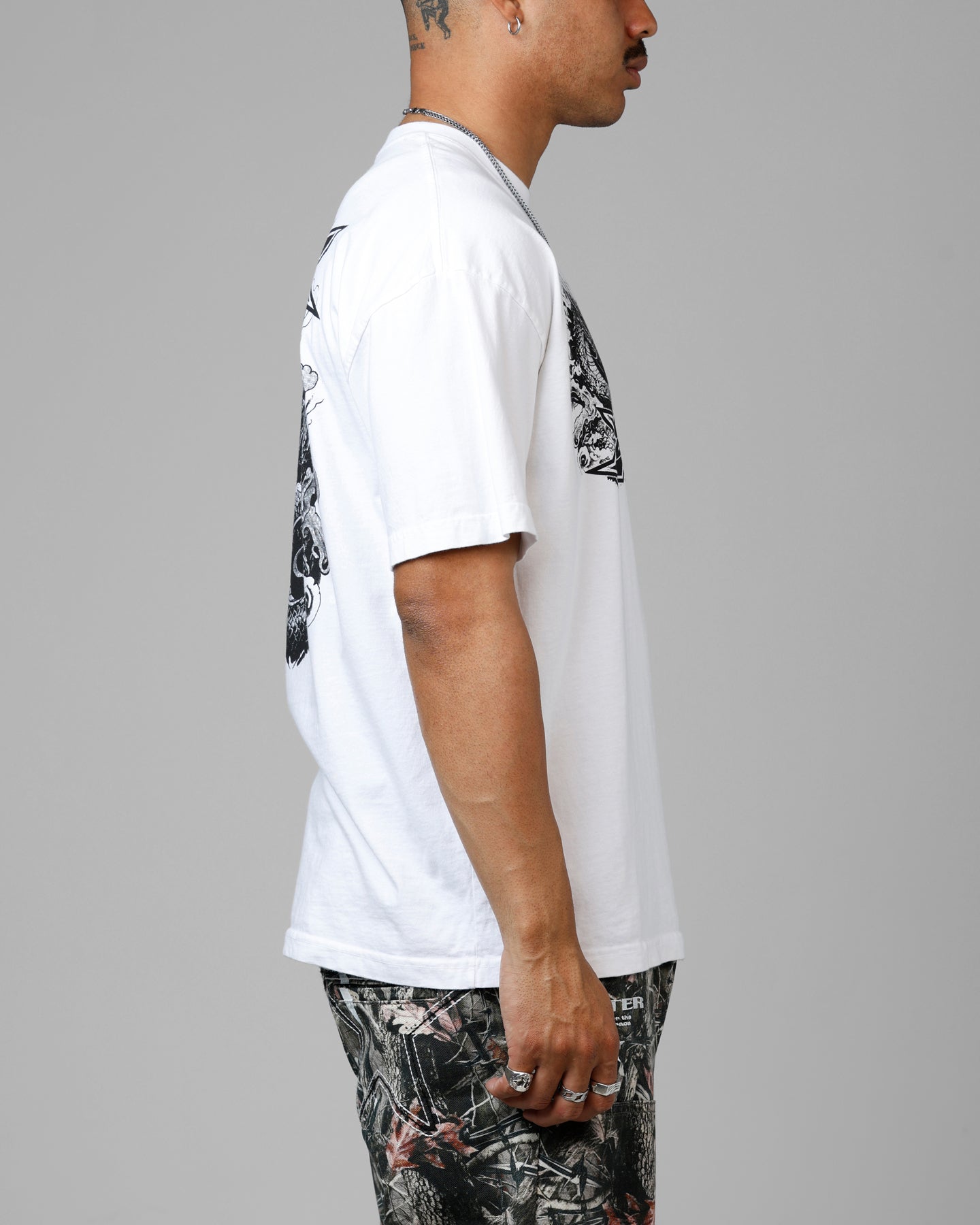 Loiter Draco Born Vintage T-Shirt White