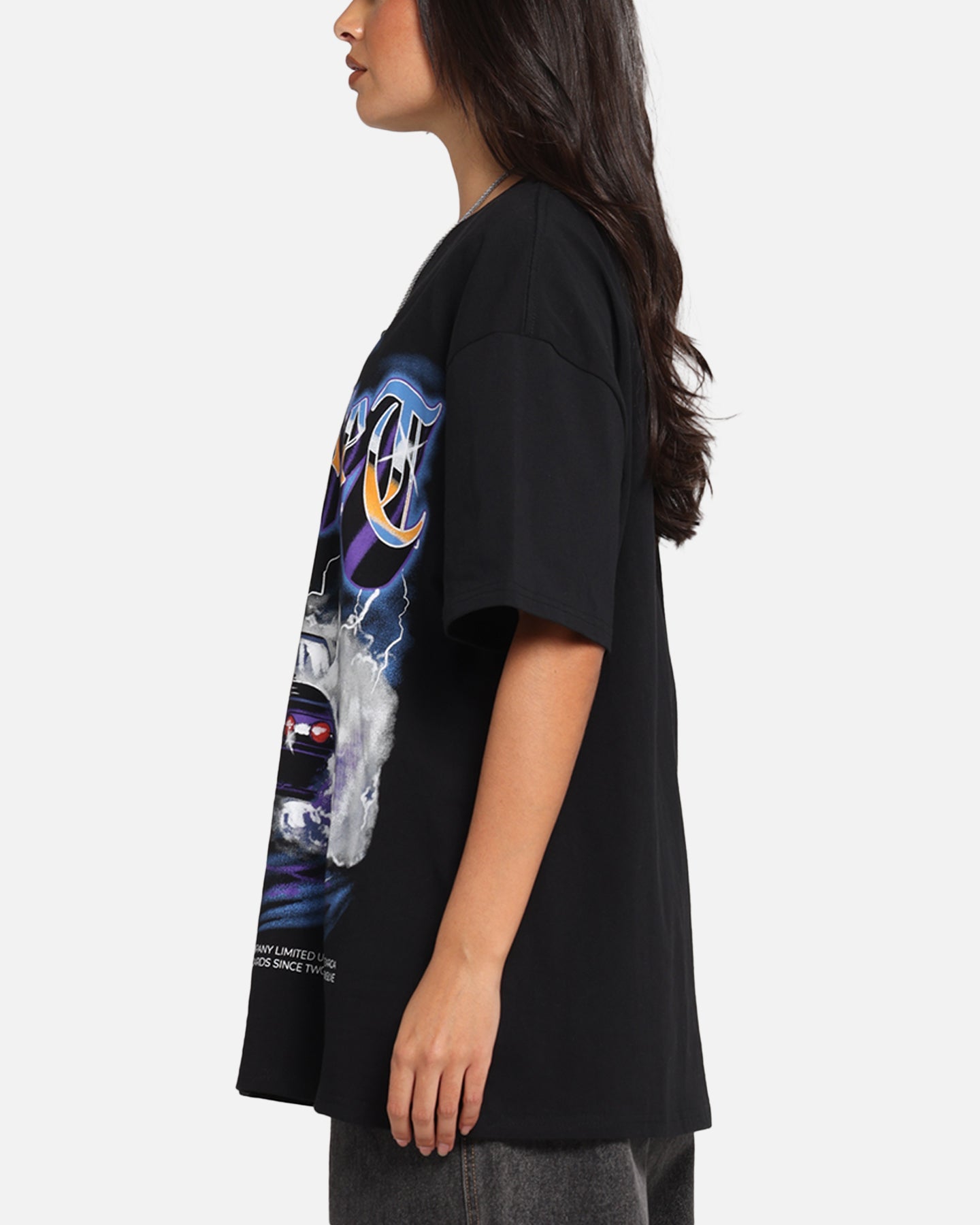 Key Street Burnout T-Shirt Black Style001