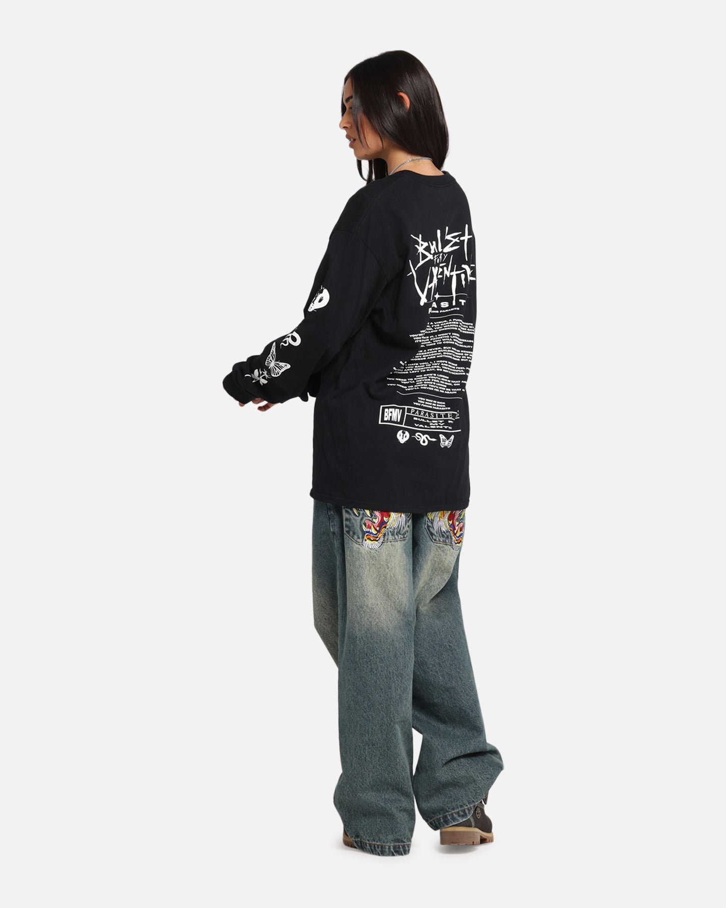 Bullet For My Valentine Parasite Long Sleeve T-Shirt Black Style001