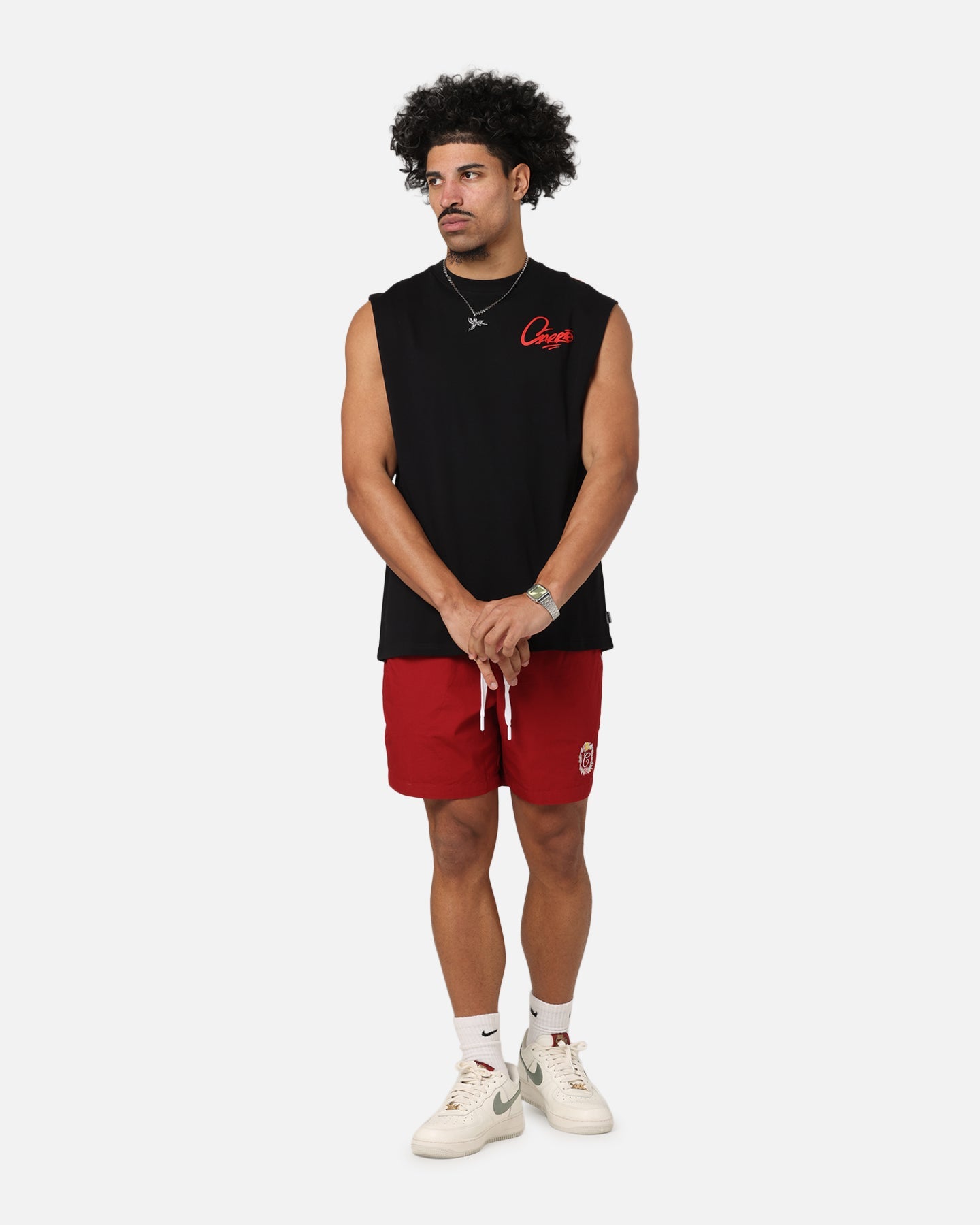 Carre Graffiti Muscle T-Shirt Black/Red