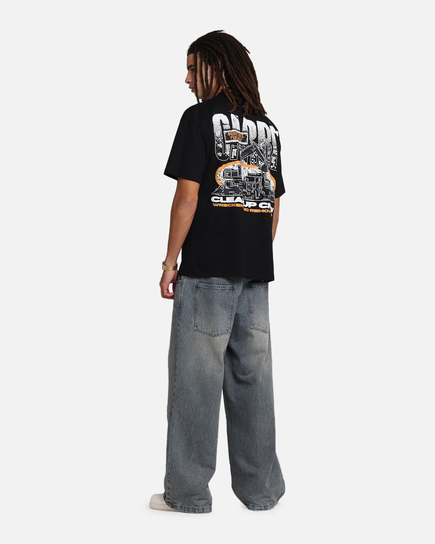 Carre Clean Up Crew T-Shirt Black