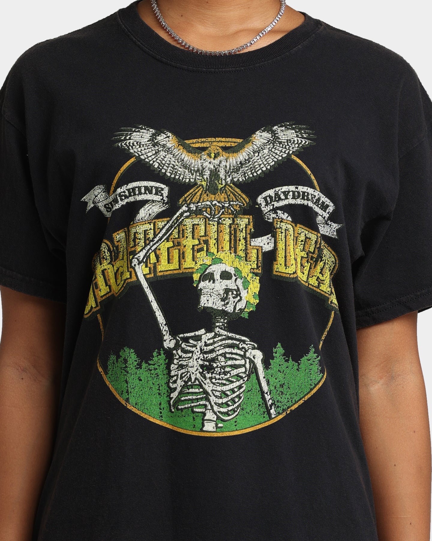 Grateful Dead Sunshine Daydream T-Shirt Black Style001