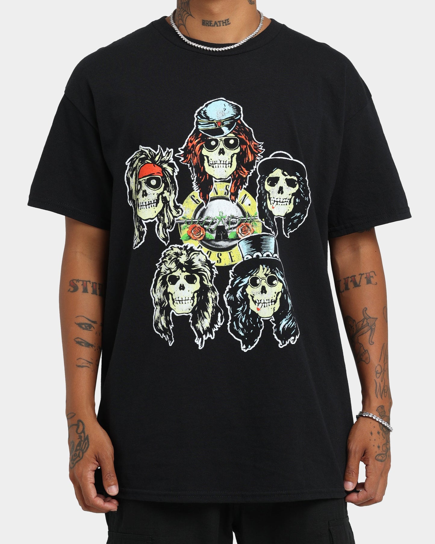 Guns N Roses LA Coliseum T-Shirt Black
