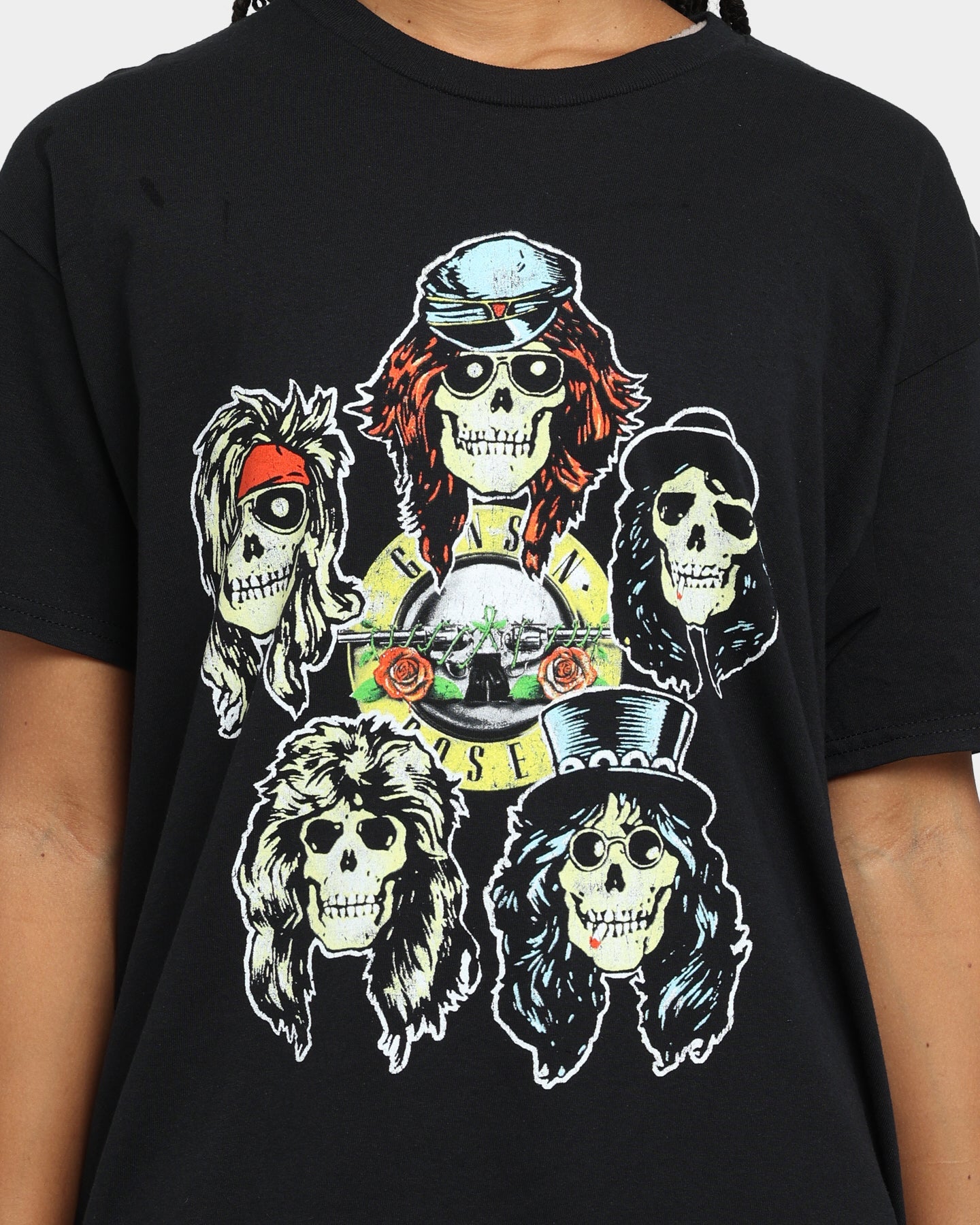 Guns N Roses LA Coliseum T-Shirt Black Style001