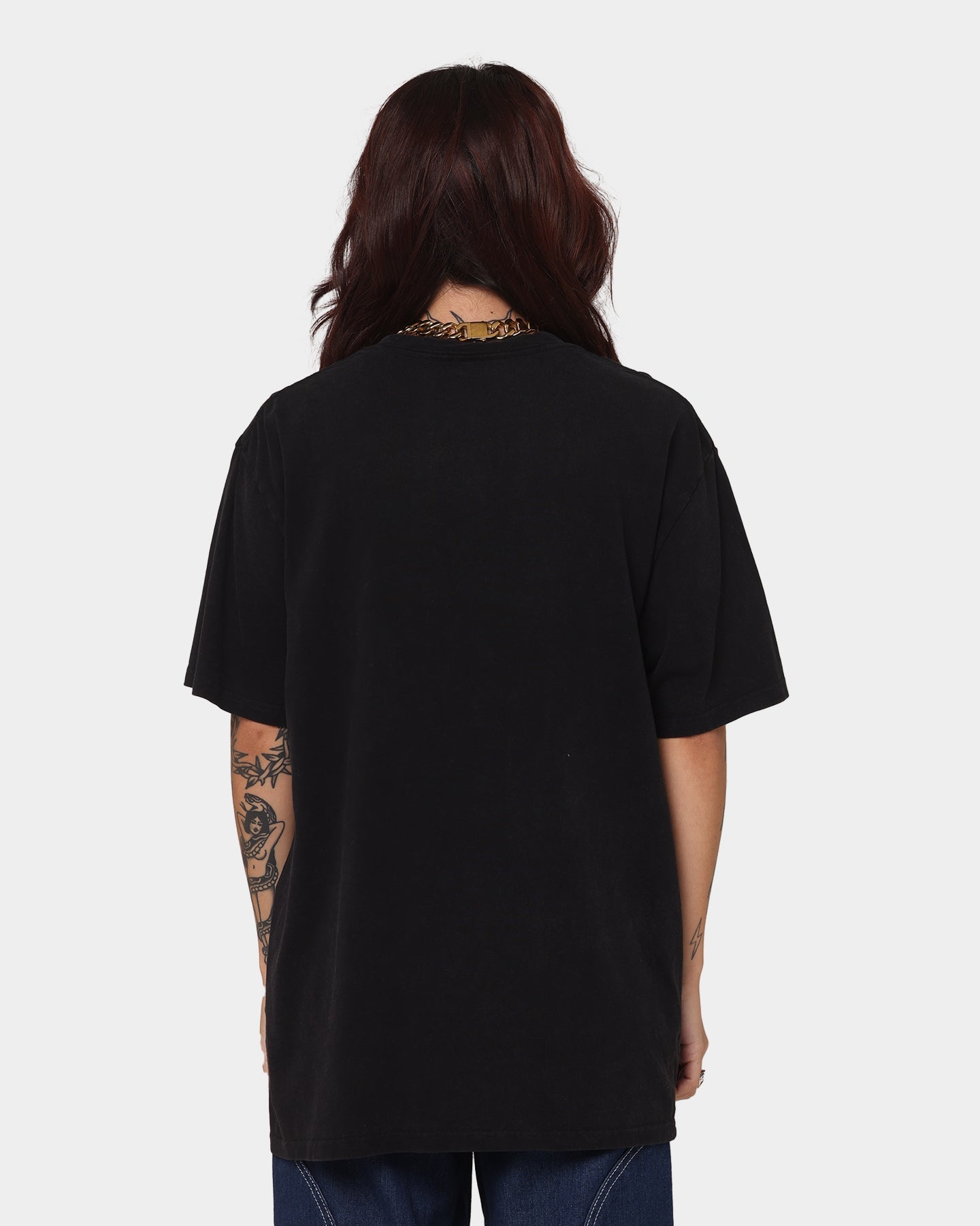 Guns N Roses Houston Skull T-Shirt Washed Black Style001
