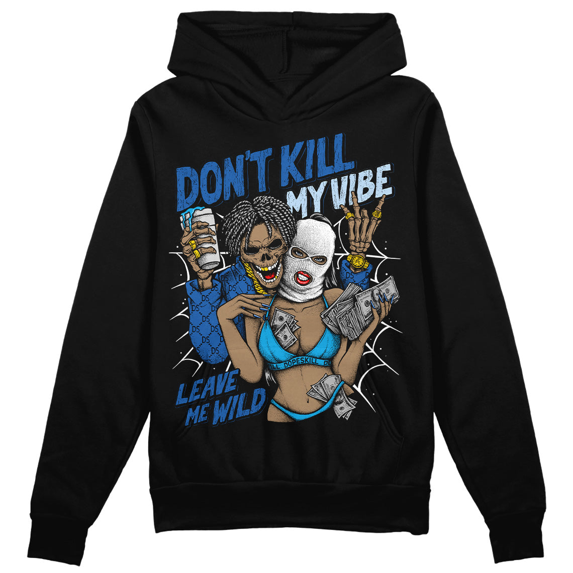 Space Jam 11s DopeSkill Hoodie Sweatshirt Don't Kill My Vibe Graphic