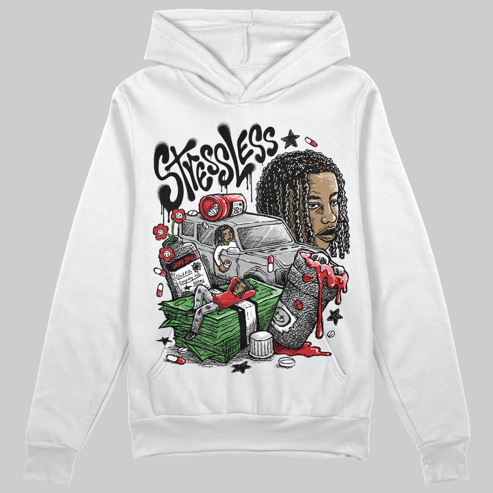 Black Cement 3s DopeSkill Hoodie Sweatshirt Stressless Graphic