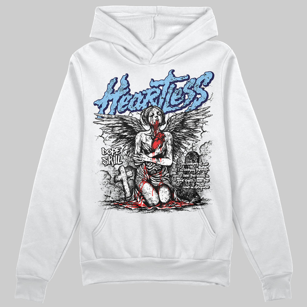University Blue Collection DopeSkill Hoodie Sweatshirt Heartless Graphic