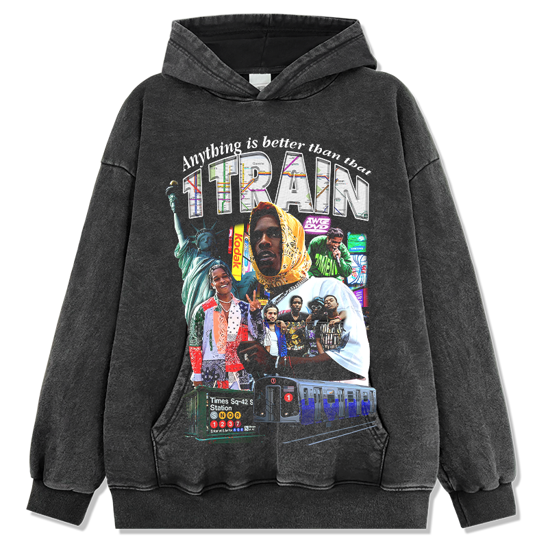 ANYTHING IS BETTER THAN THAT 1 TRAIN HOODIE 2024