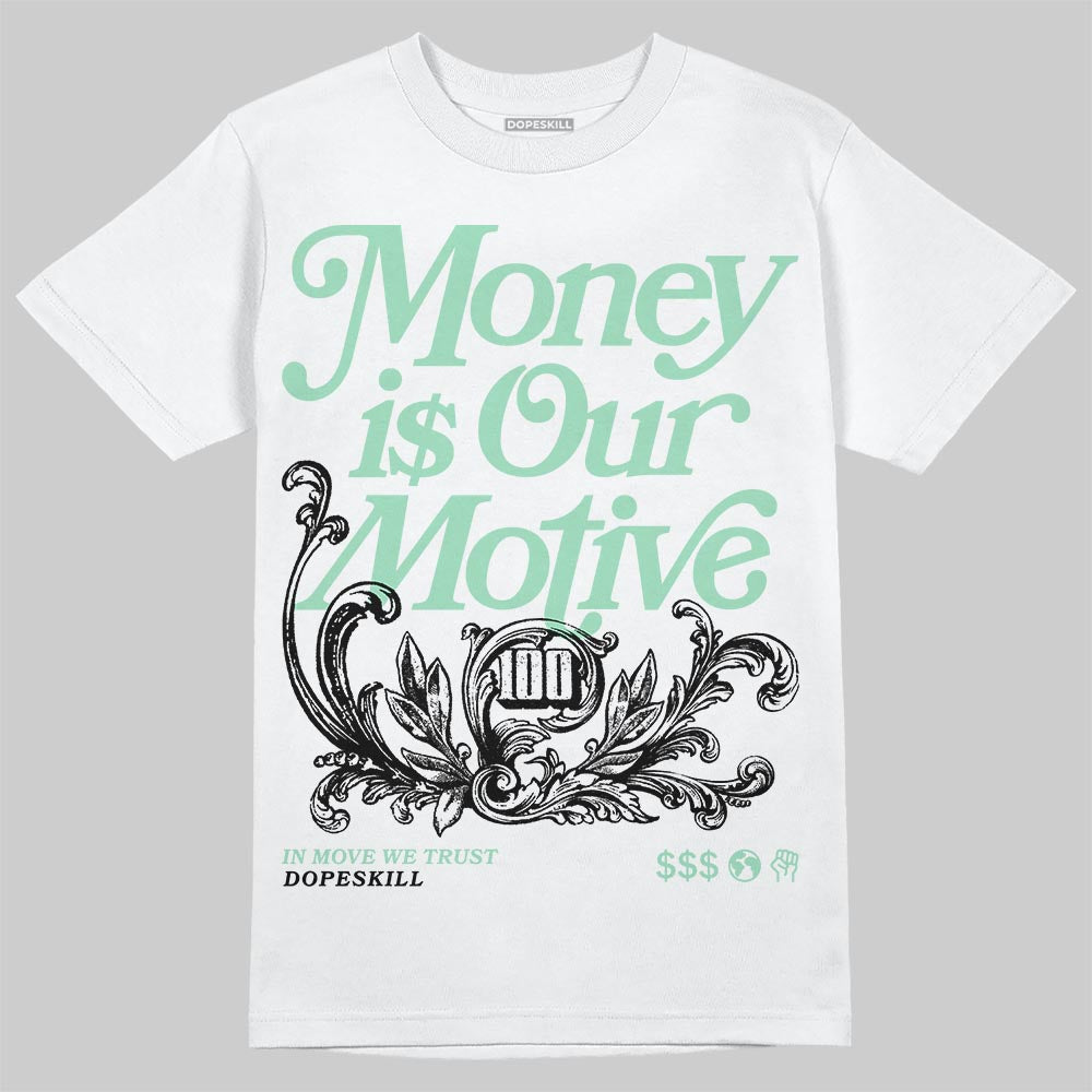 SB Dunk “Rodeo†DopeSkill T-Shirt Money Is Our Motive Typo Graphic
