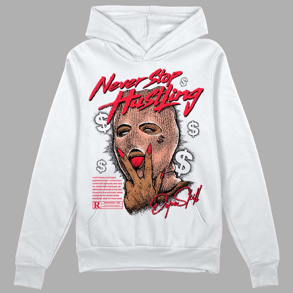 Crimson Bliss 5s DopeSkill Hoodie Sweatshirt Never Stop Hustling Graphic Style001