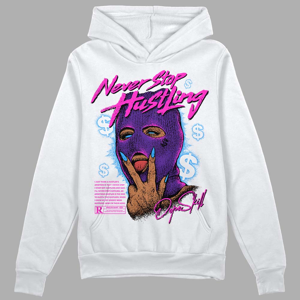 PURPLE Collection DopeSkill Hoodie Sweatshirt Never Stop Hustling Graphic