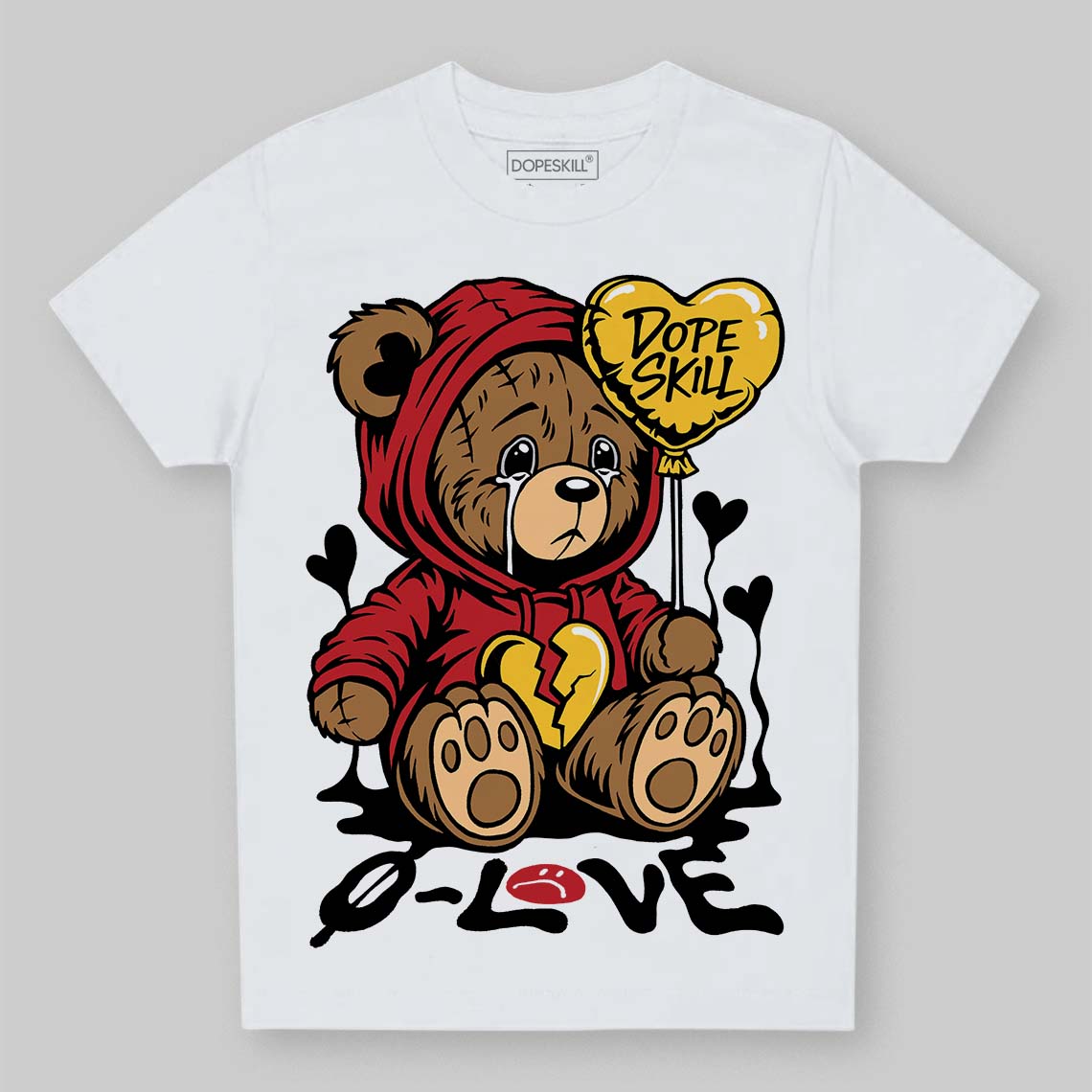 Ferrari 14s DopeSkill Toddler Kids T-shirt Broken Bear Graphic