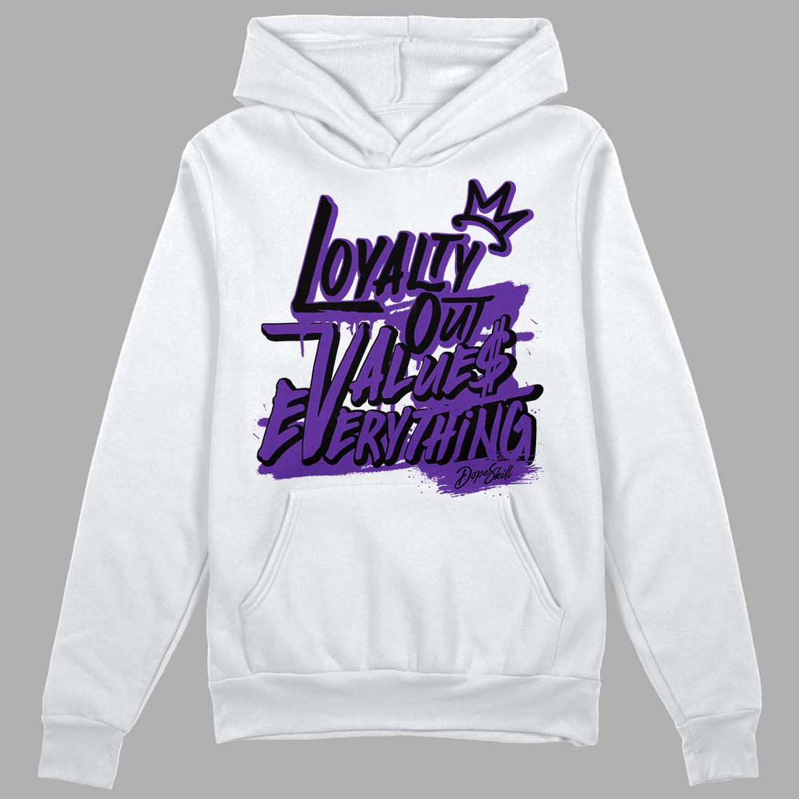 PURPLE Collection DopeSkill Hoodie Sweatshirt LOVE Graphic