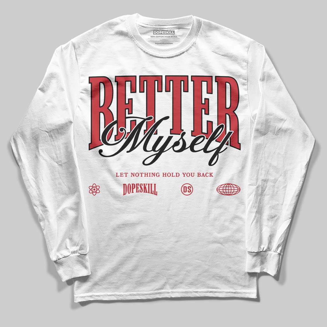 Ferrari 14s DopeSkill Long Sleeve T-Shirt Better Myself Graphic