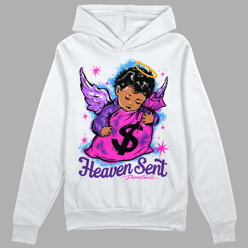 PURPLE Collection DopeSkill Hoodie Sweatshirt Heaven Sent Graphic