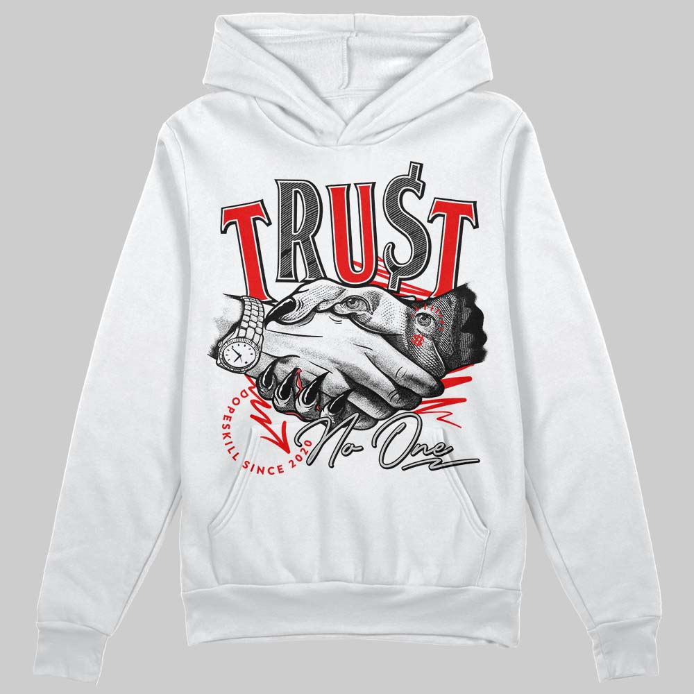 Cherry 12s DopeSkill Hoodie Sweatshirt Trust No One Graphic Style001